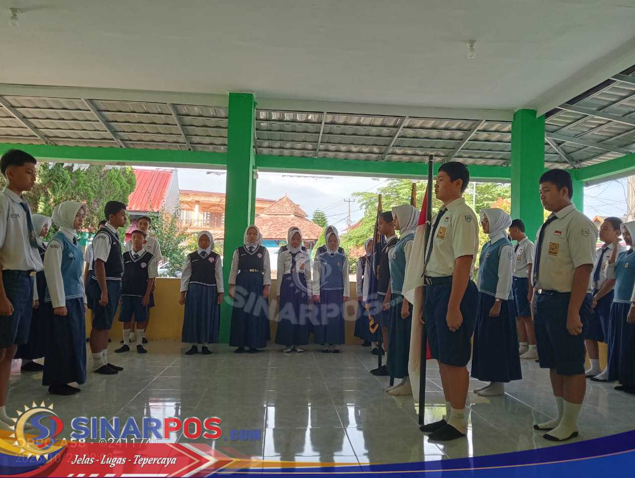 Pelantikan Pengurus OSIS, MPK dan PKS SMP Negeri 7 Lubuklinggau Periode 2025/2026 Digelar Dengan Khidmat