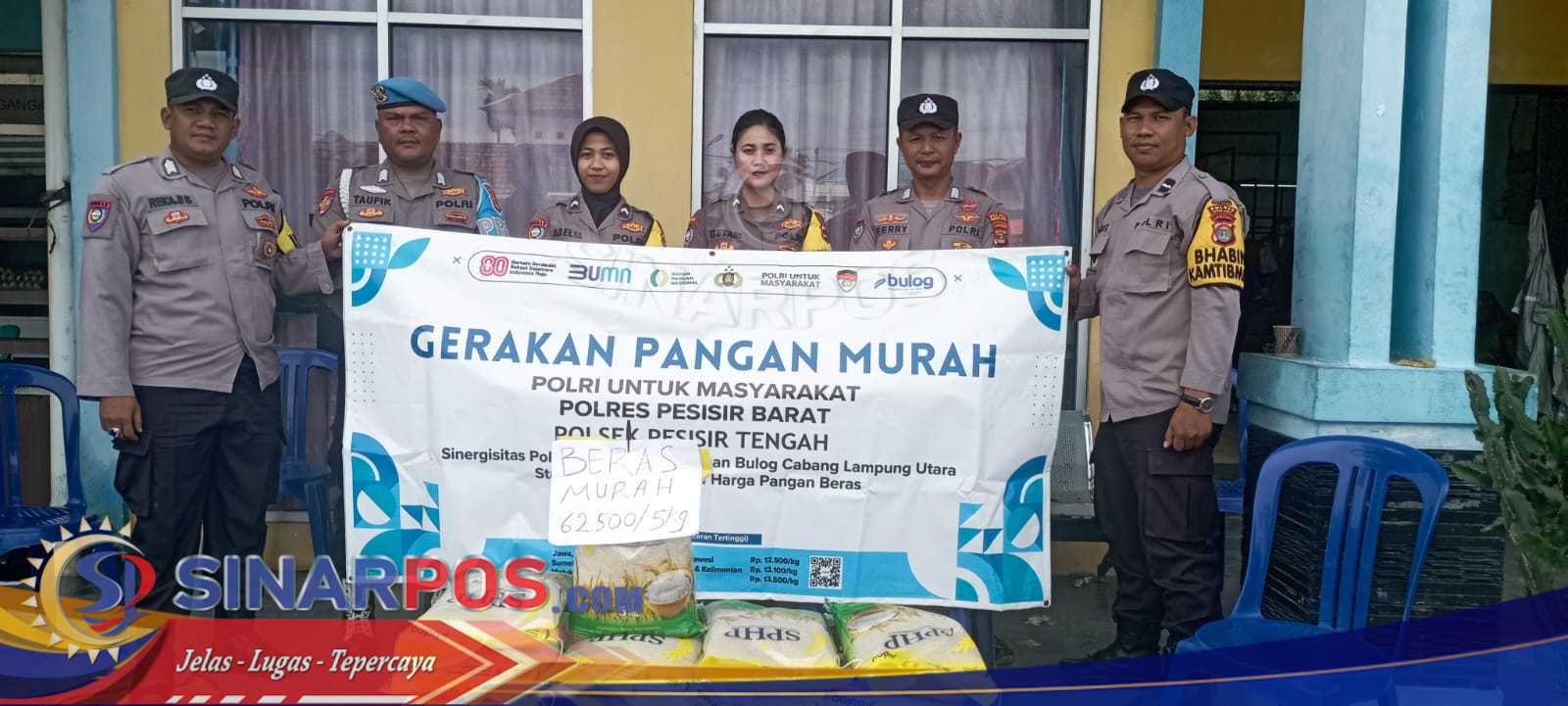 Bimmas Polsek Pesisir Tengah Gelar Bazar Murah SPHP, Dukung Progam Pemerintah Bimmas Polsek Pesisir Tengah Gelar Bazar Murah SPHP, Dukung Progam Pemerintah