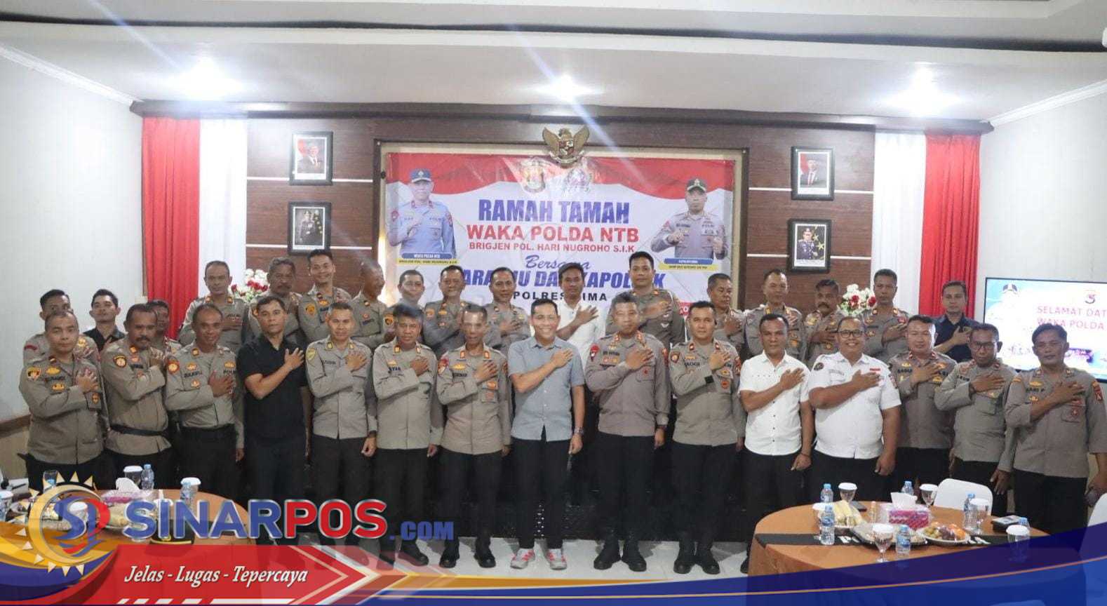 Wakapolda NTB Tinjau Langsung Kamtibmas, Kunjungi Polres di Wilayah Bima dan Dompu Wakapolda NTB Tinjau Langsung Kamtibmas, Kunjungi Polres di Wilayah Bima dan Dompu