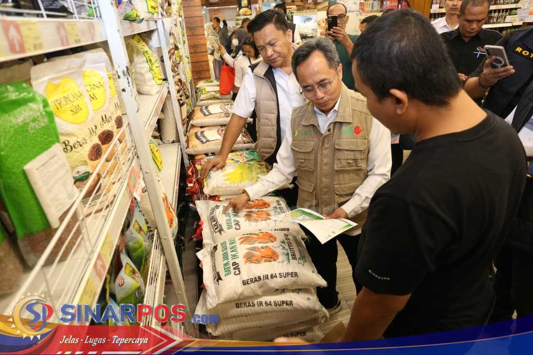 Tim Satgas Pangan Pusat dan Polda Sumut Sidak Harga Beras di Pasar Medan
