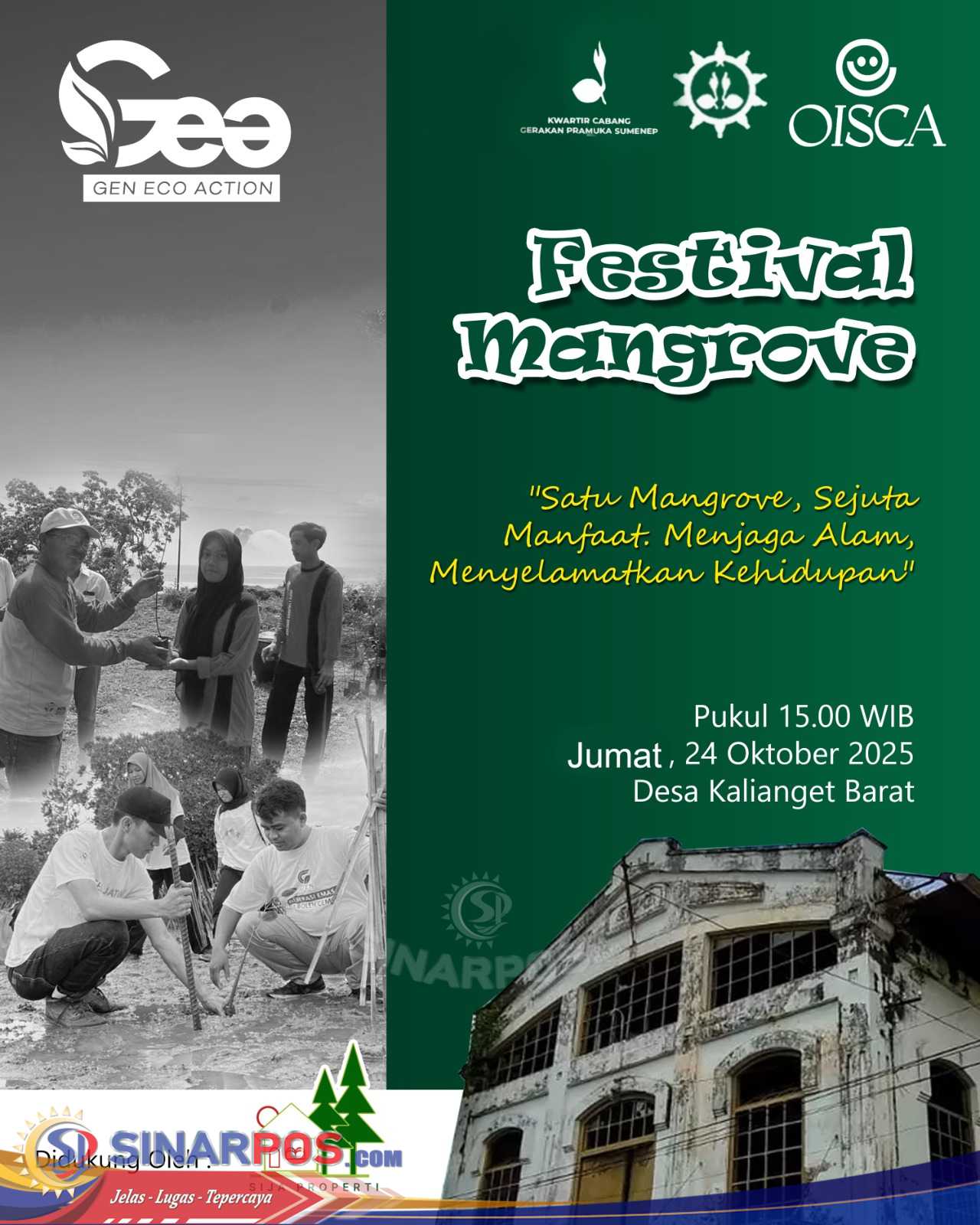 PT. SIJA Property Dukung Penuh Festival Mangrove di Pesisir Pantai Desa Kalianget Barat