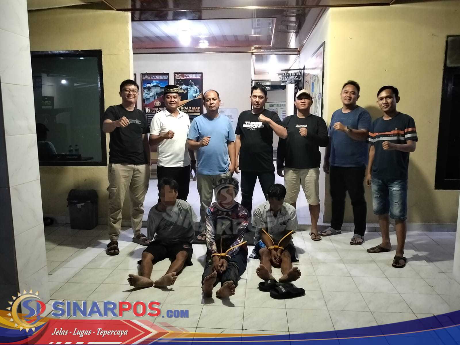 Polsek Penawartama Gagalkan Aksi Pencurian Sawit di PT SIP, Ringkus Tiga Pelaku Termasuk Residivis