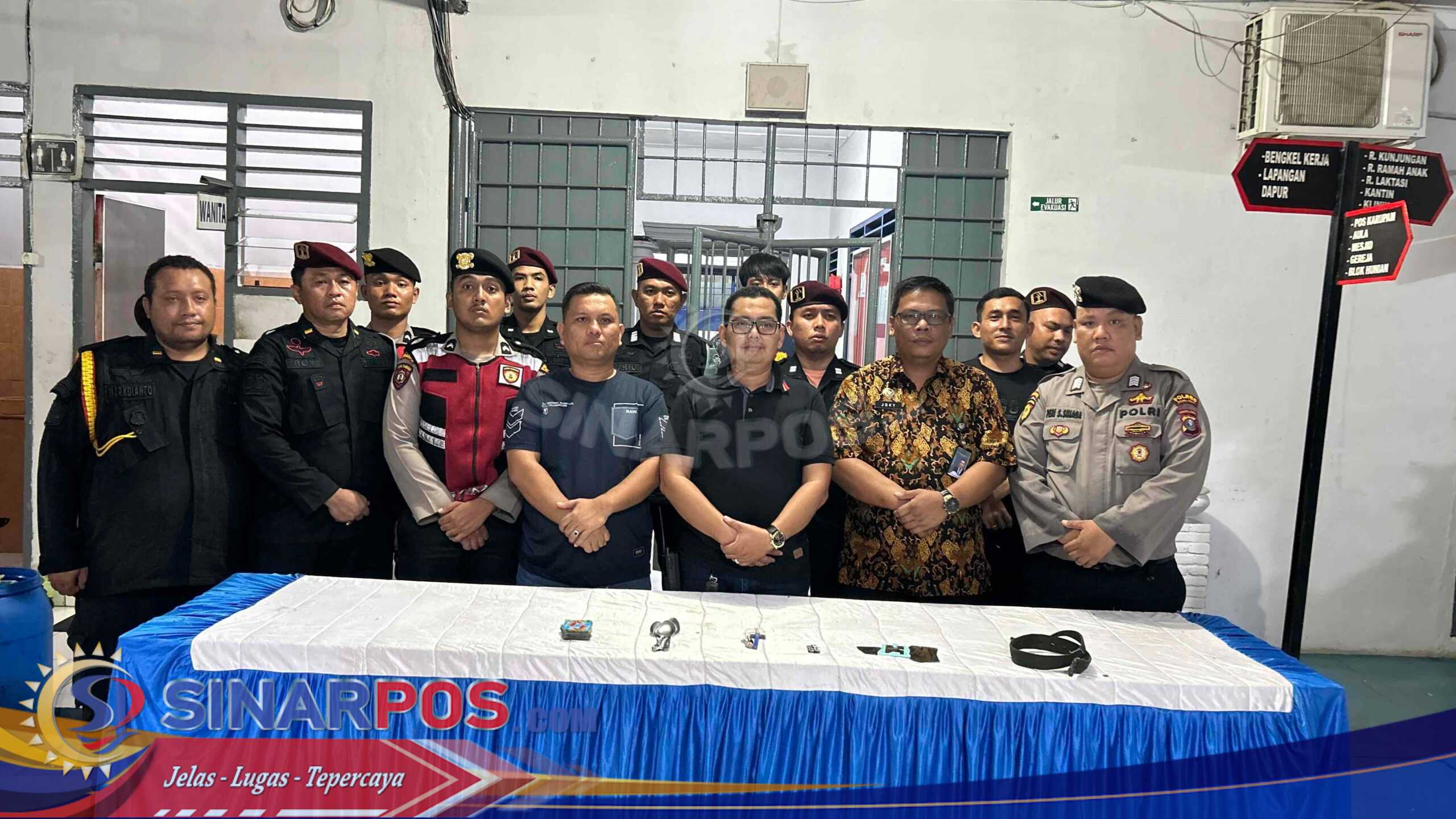 Polres Tapanuli Tengah dan Lapas Sibolga Gelar Razia Gabungan Cegah Peredaran Narkoba dan Barang Terlarang