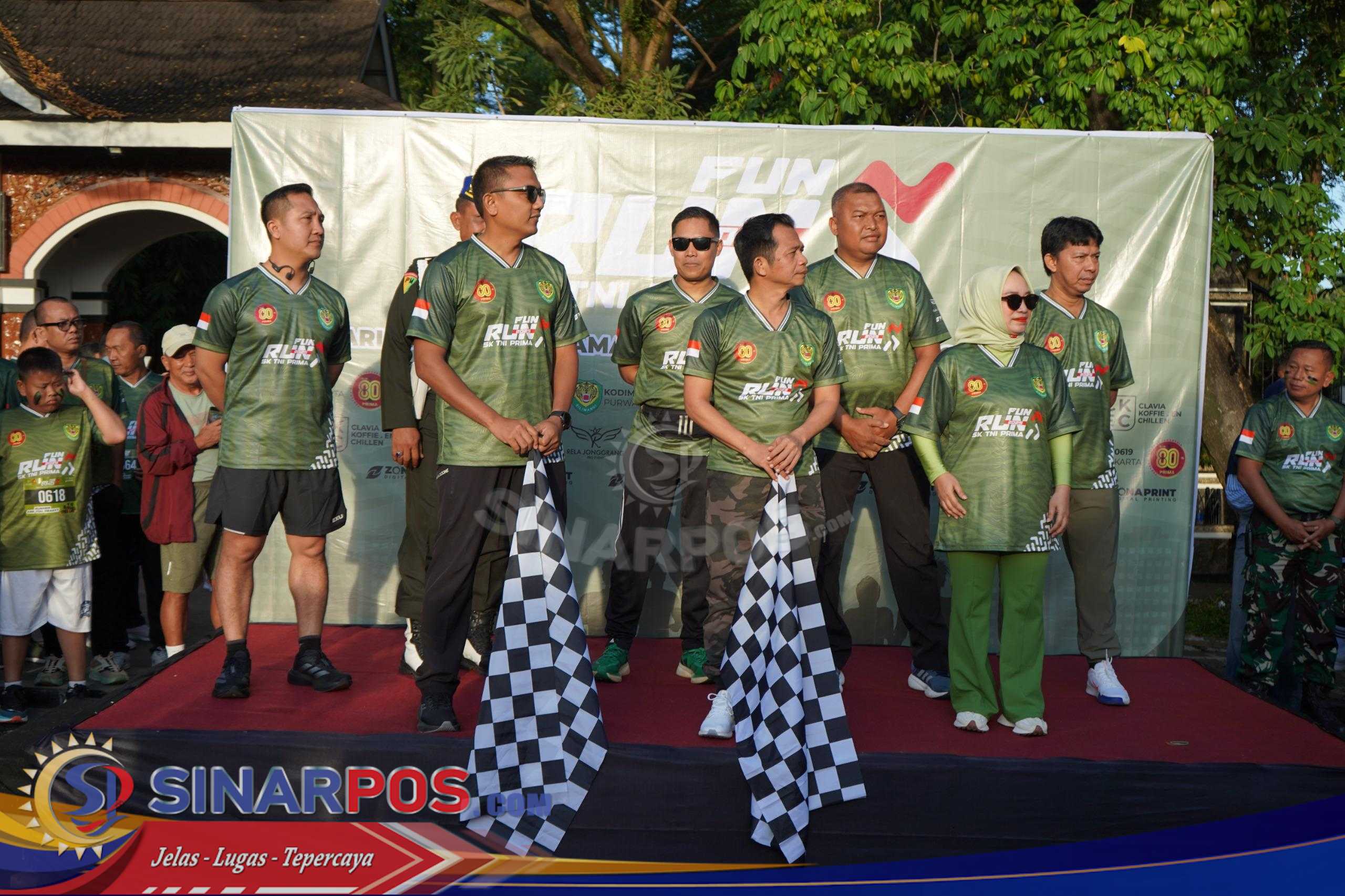 Kapolres Purwakarta Hadir Bersama Forkopimda dalam Fun Run 5K TNI Prima