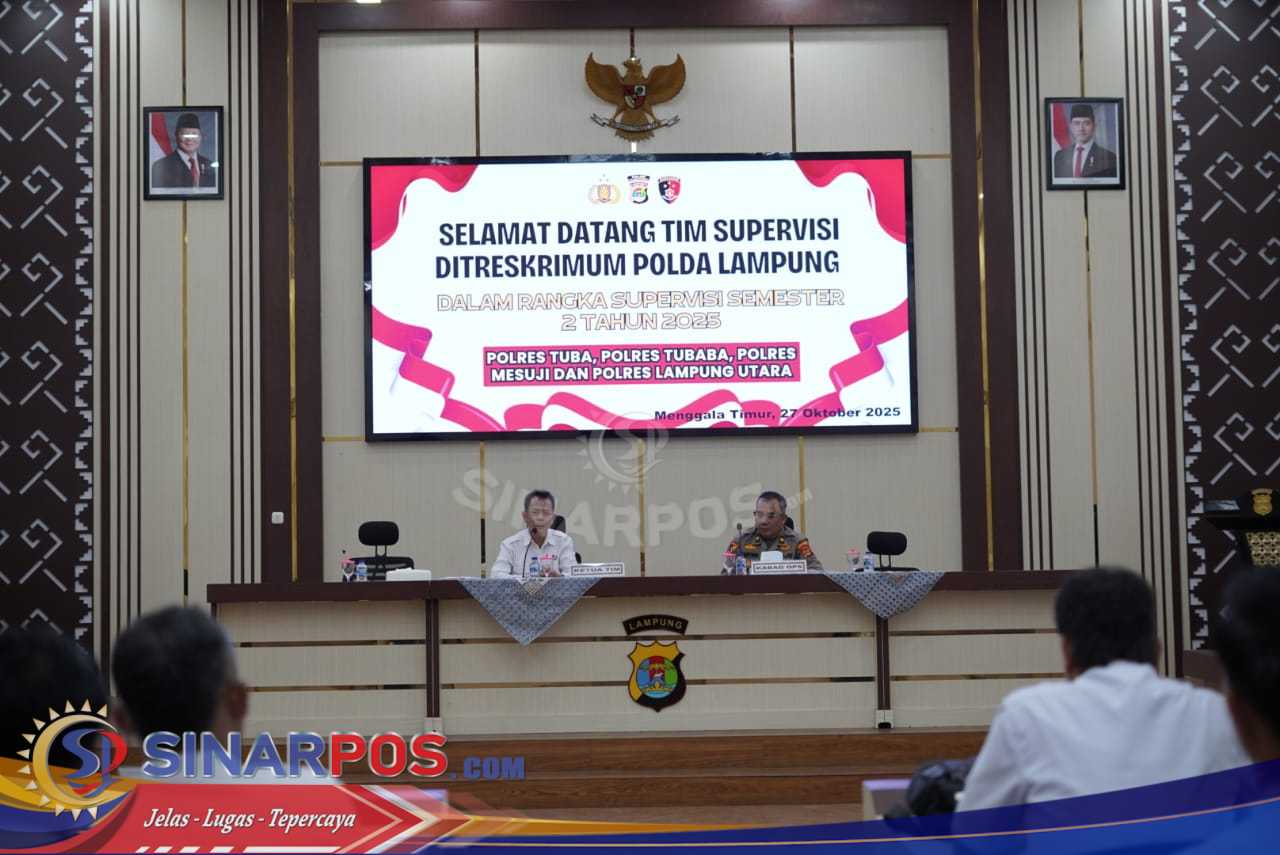 Supervisi Semester II Ditreskrimum Polda Lampung di Polres Tulang Bawang: Tingkatkan Profesionalisme dan Sinergitas Personel