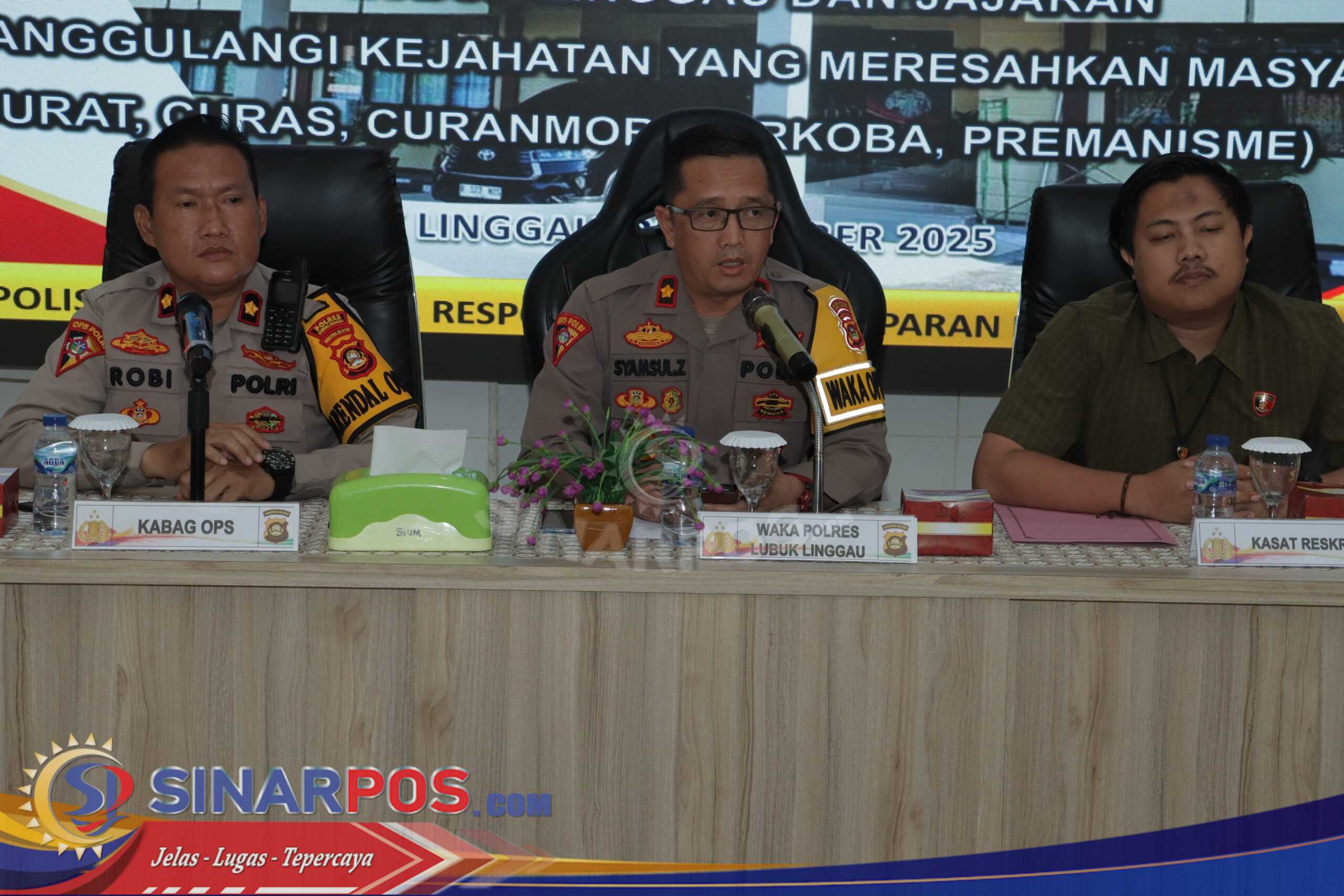 Polres Lubuk Linggau Polda Sumatera Selatan menggelar Latihan Pra Operasi (Latpraops) Sikat II