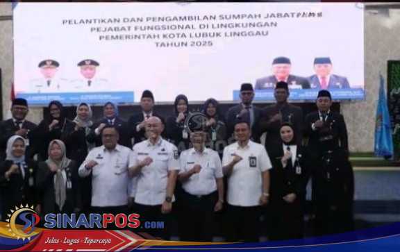Wali Kota Lubuk Linggau Lantik Pejabat Fungsional, Tegaskan Pentingnya Integritas dan Profesionalisme