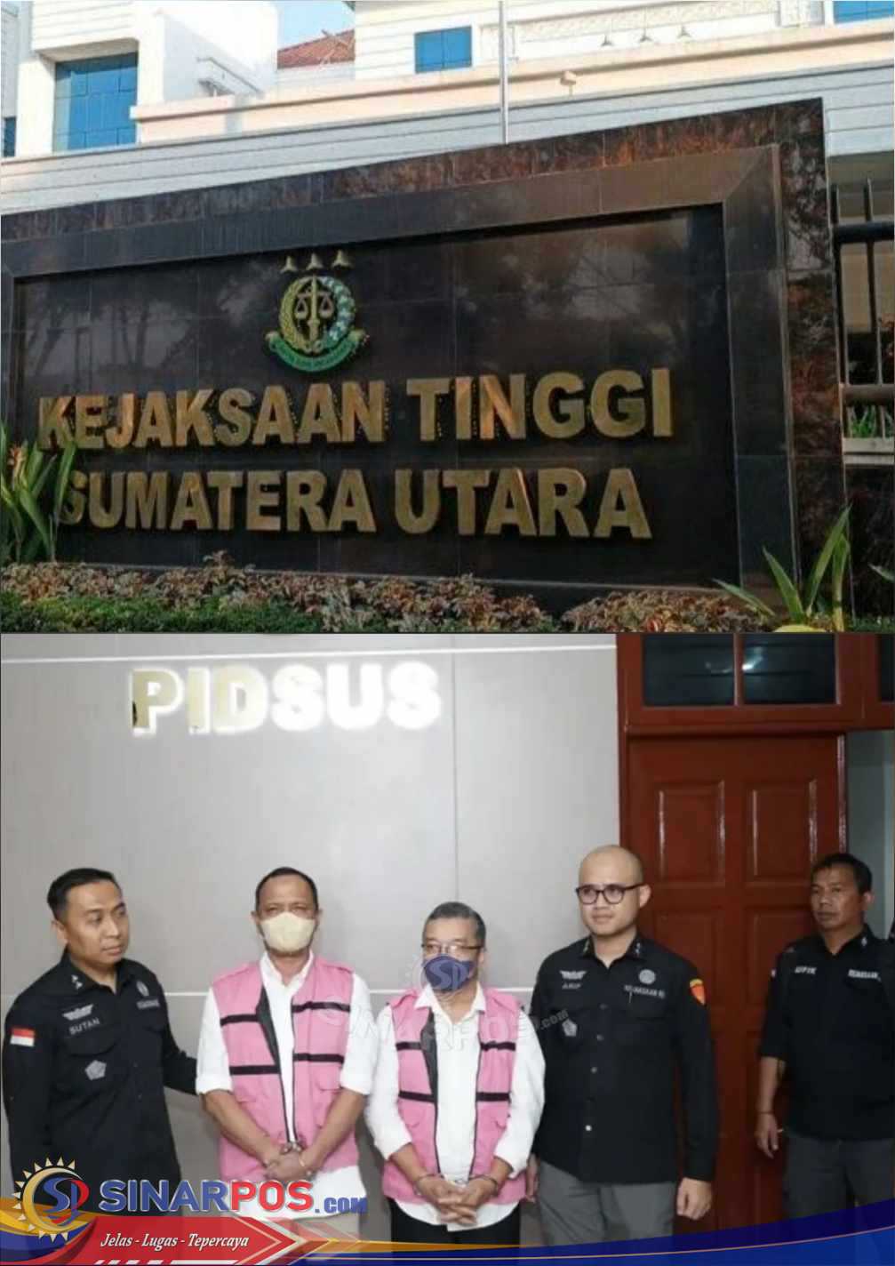 Terkait Kasus Korupsi Pengalihan Aset PTPN I Regional I, Kejati Sumut Tahan 2 Mantan Kakanwil BPN Sumut dan Kakan BPN Deliserdang