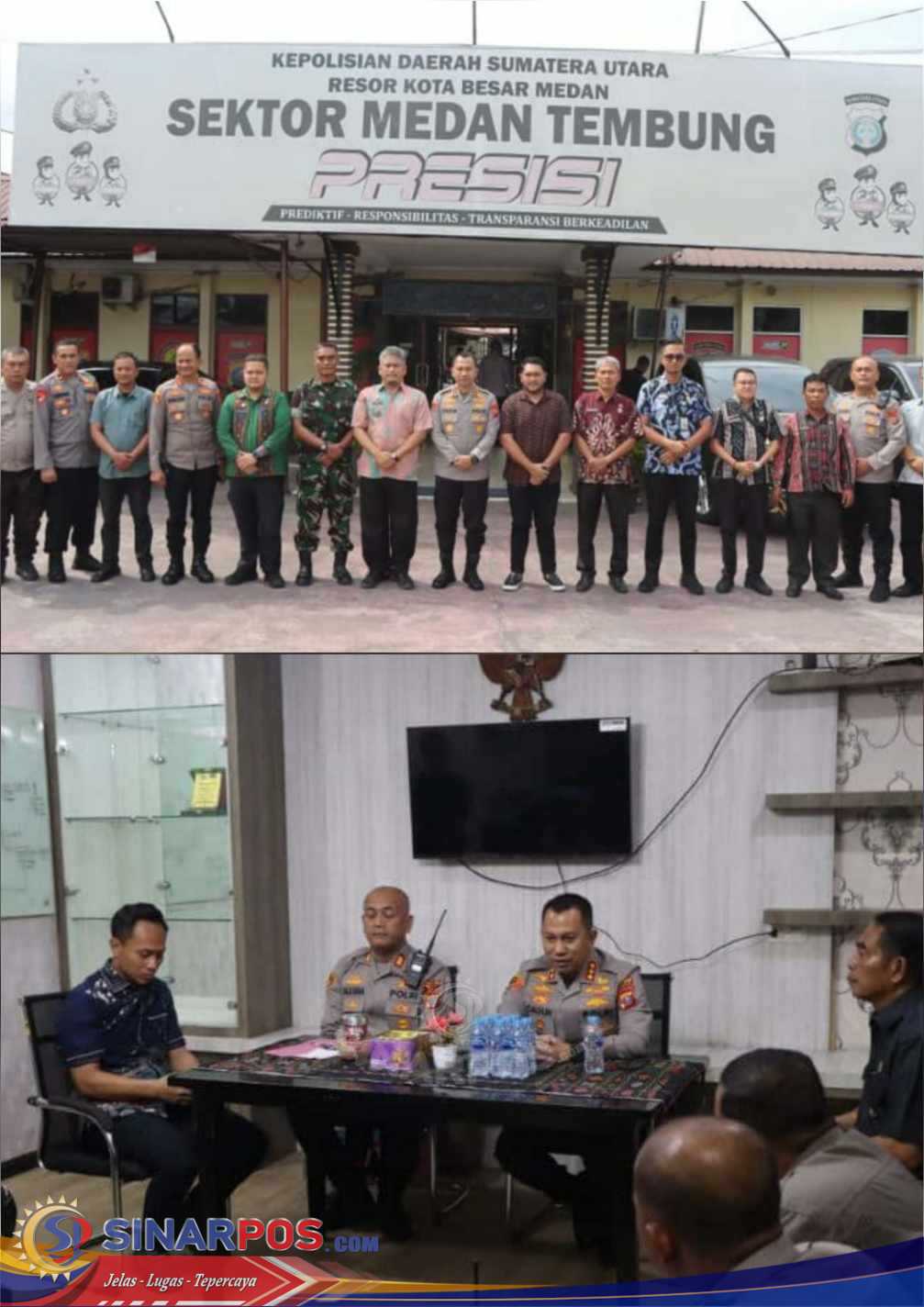 Kapolrestabes Medan Berkantor di Polsek Medan Tembung, Jean Calvijn: Wilayah Ini Memiliki Tingkat Kriminalitas yang Cukup Menonjol Kapolrestabes Medan Berkantor di Polsek Medan Tembung, Jean Calvijn: Wilayah Ini Memiliki Tingkat Kriminalitas yang Cukup Menonjol