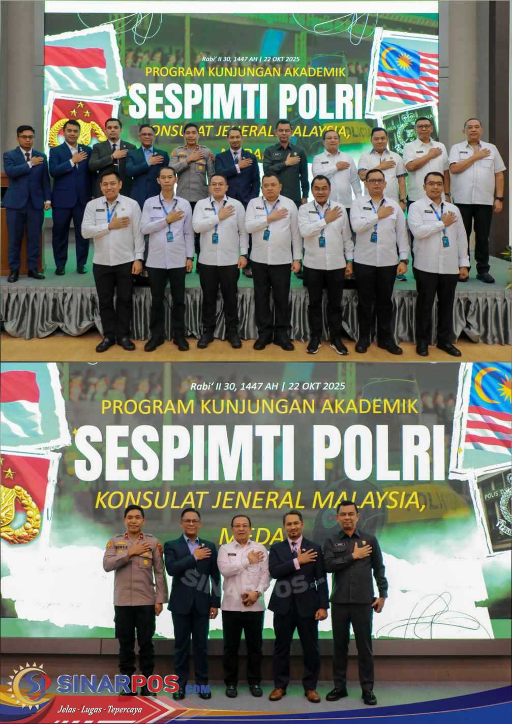 Polda Sumut dan Konsulat Jenderal Malaysia Pererat Sinergi Keamanan Melalui Program Lawatan Akademik Sespimti Polri