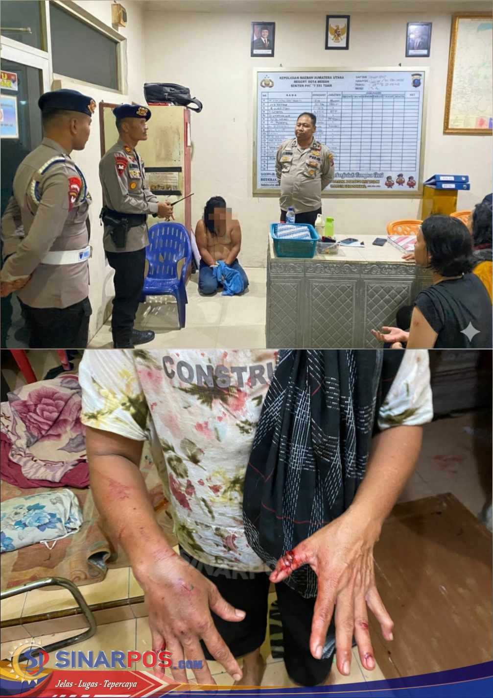 Respon Cepat Brimob Polda Sumut! Pelaku KDRT dan Penganiayaan di Medan Tembung Berhasil Diamankan