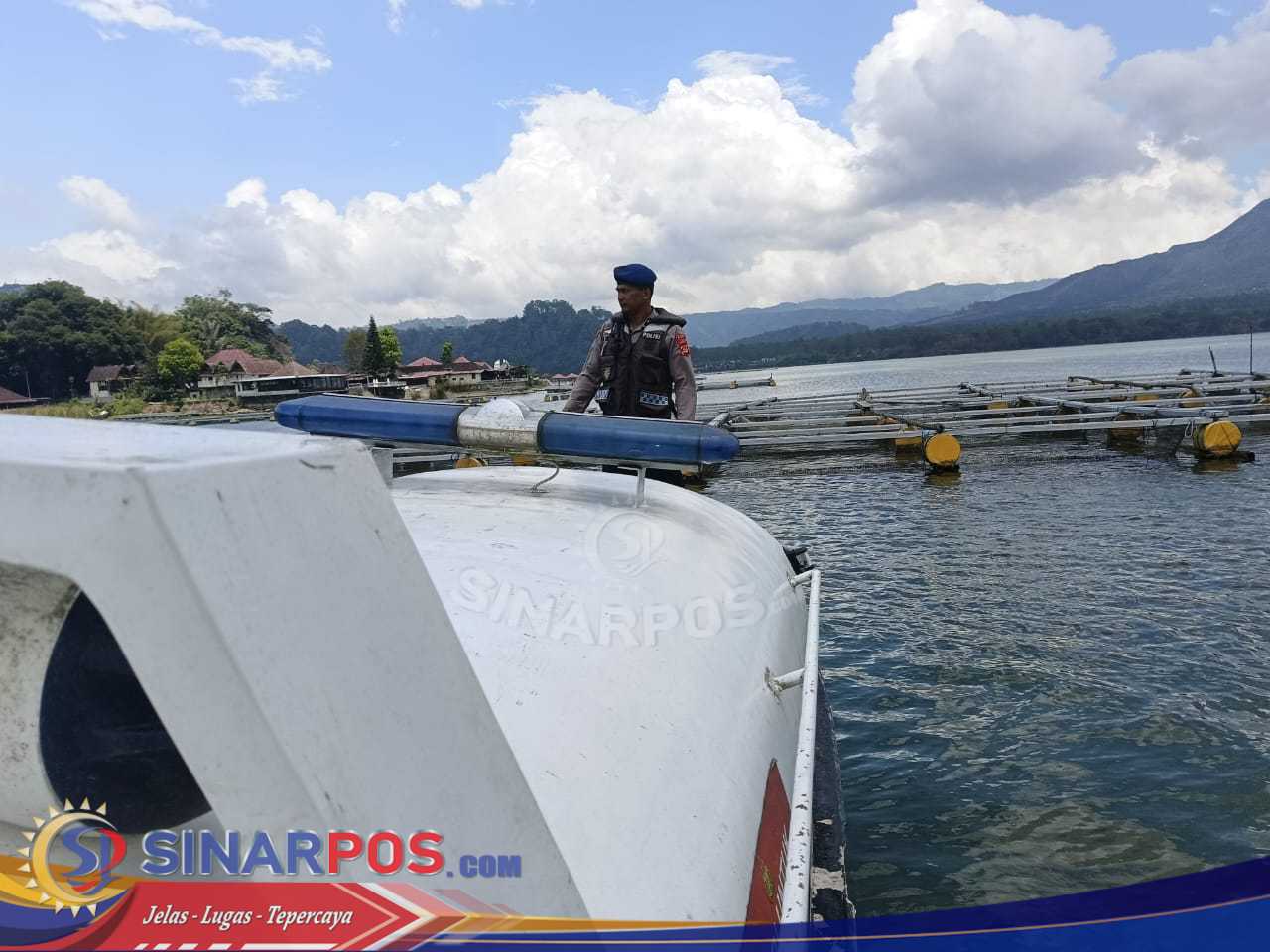 Satpolair Polres Bangli Laksanakan Patroli di Sepanjang Perairan Danau Batur