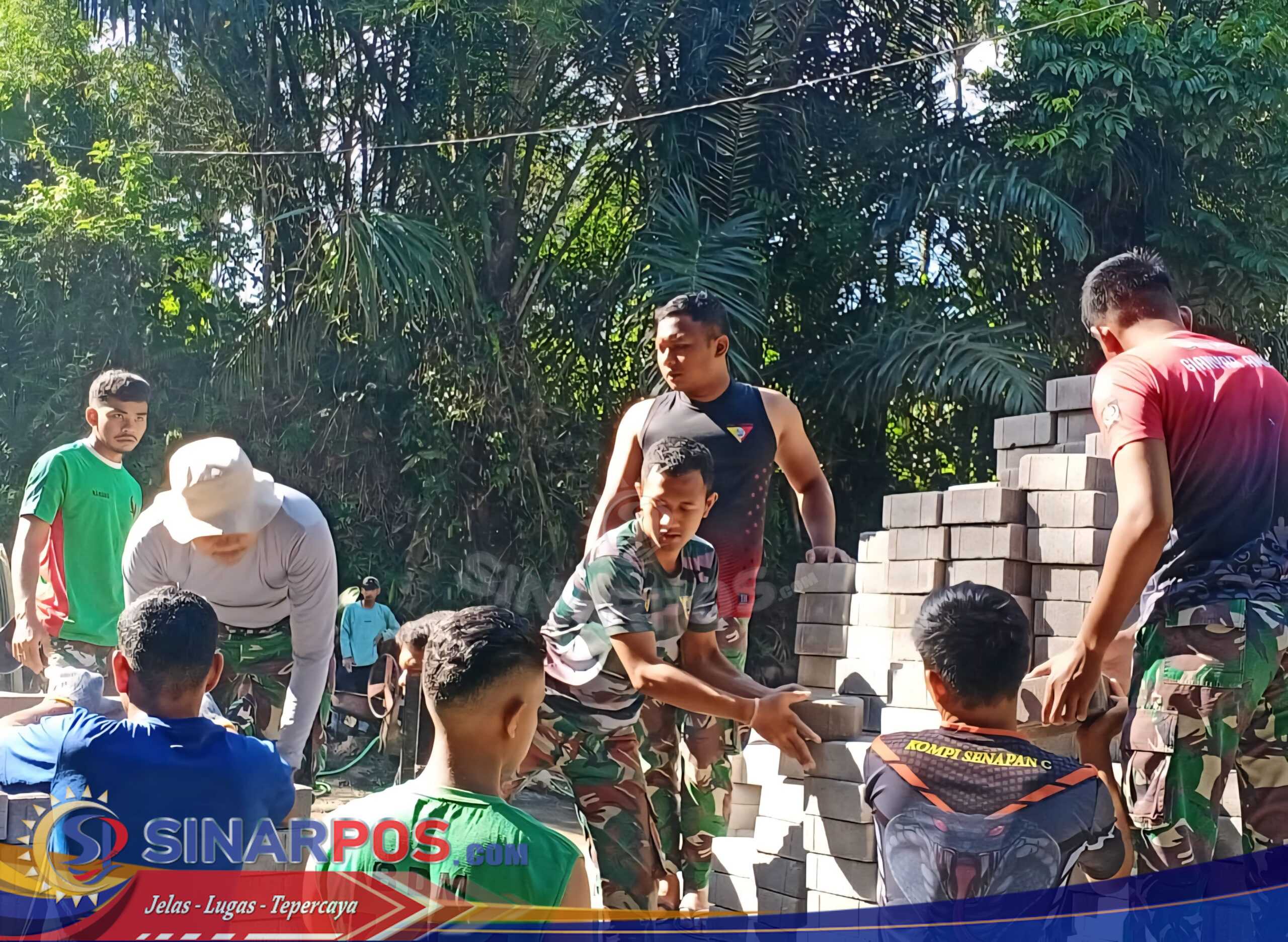 TMMD Wujud Nyata Gotong Royong Bangsa Membangun dari Desa”