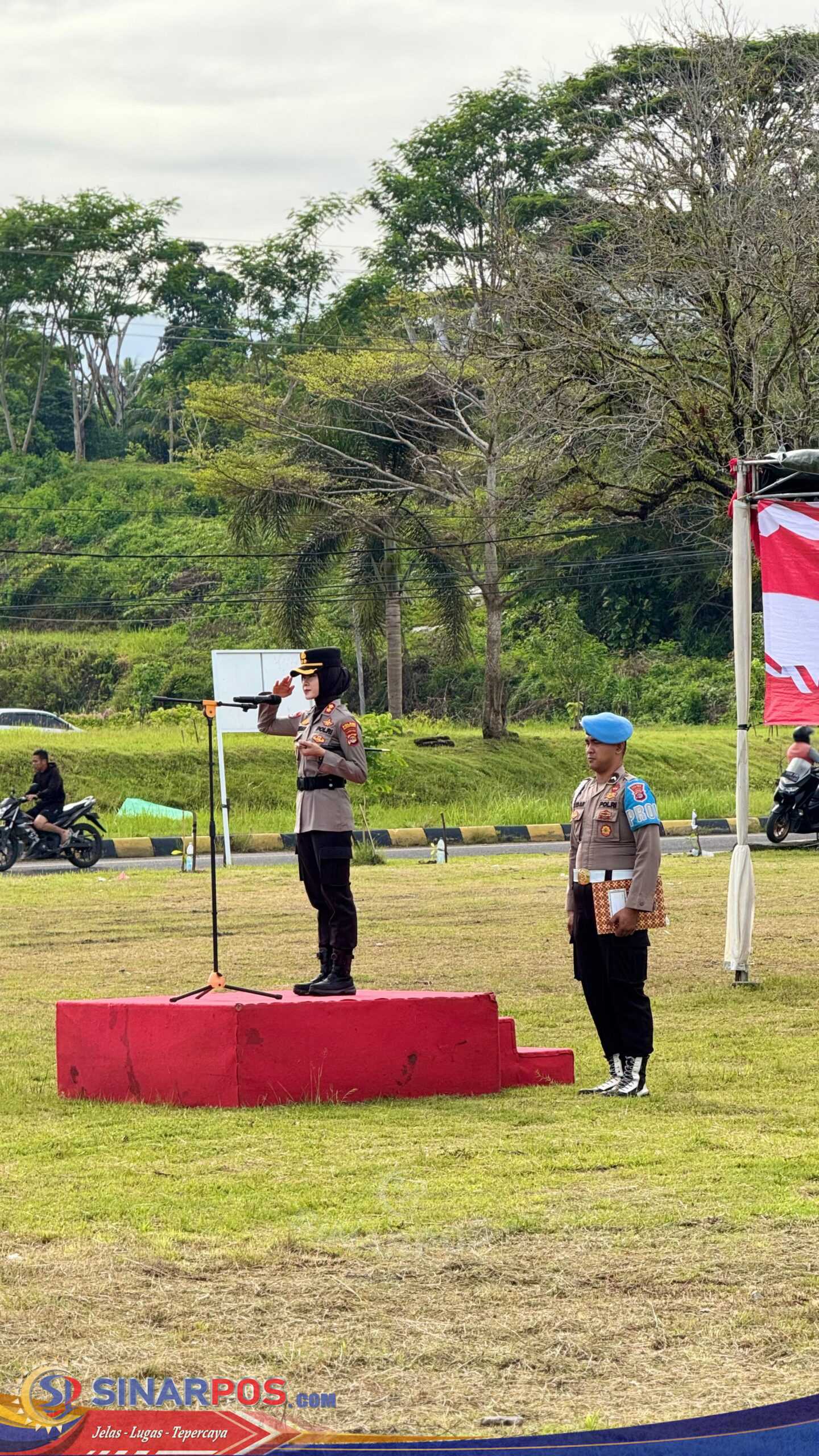 Polres Pesisir Barat Gelar Apel Kesiapsiagaan Tanggap Darurat Bencana