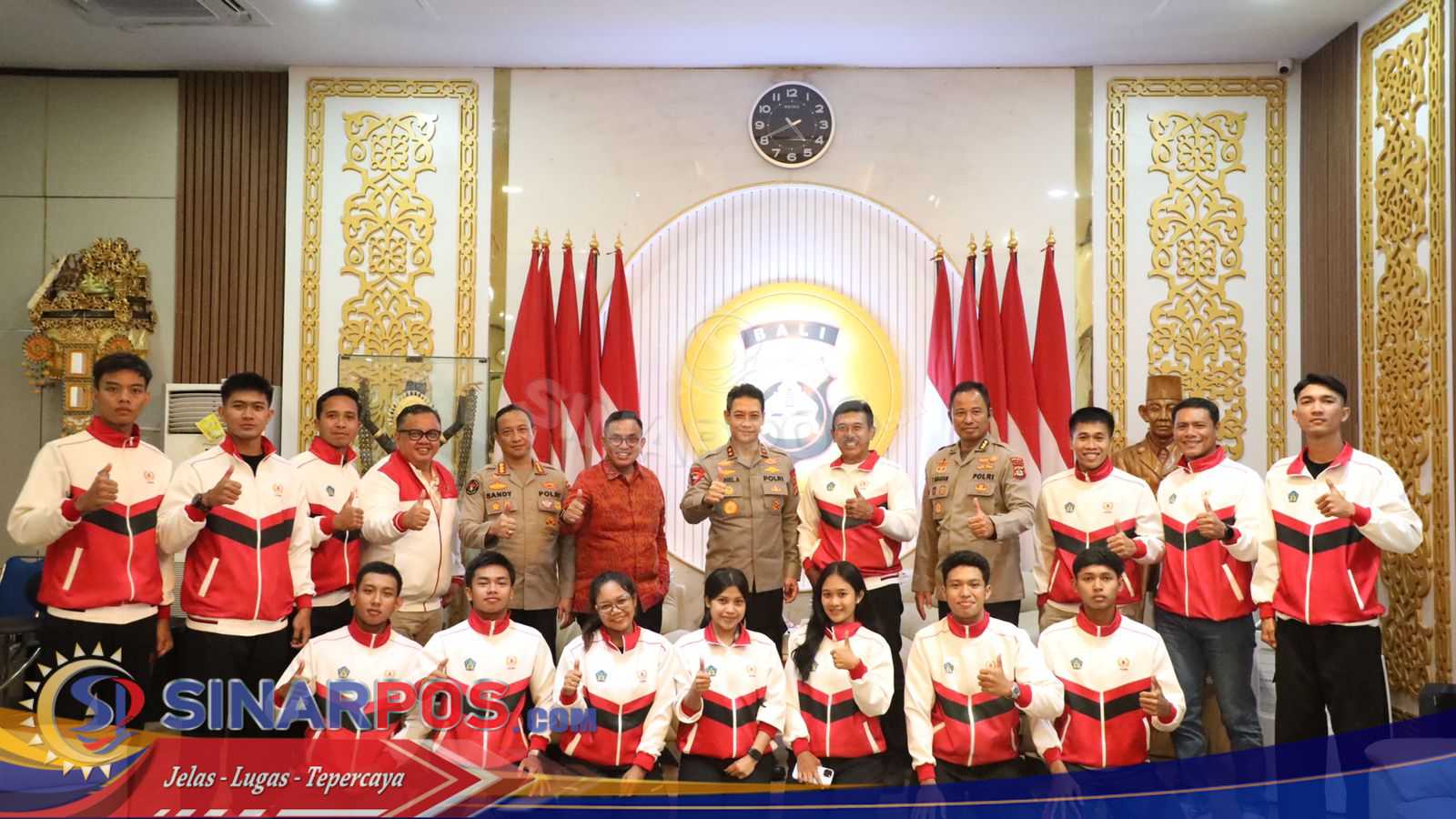 Tim Kempo Bali Disambut Kapolda Bali, Berhasil Harumkan Nama Bali di PON Beladiri