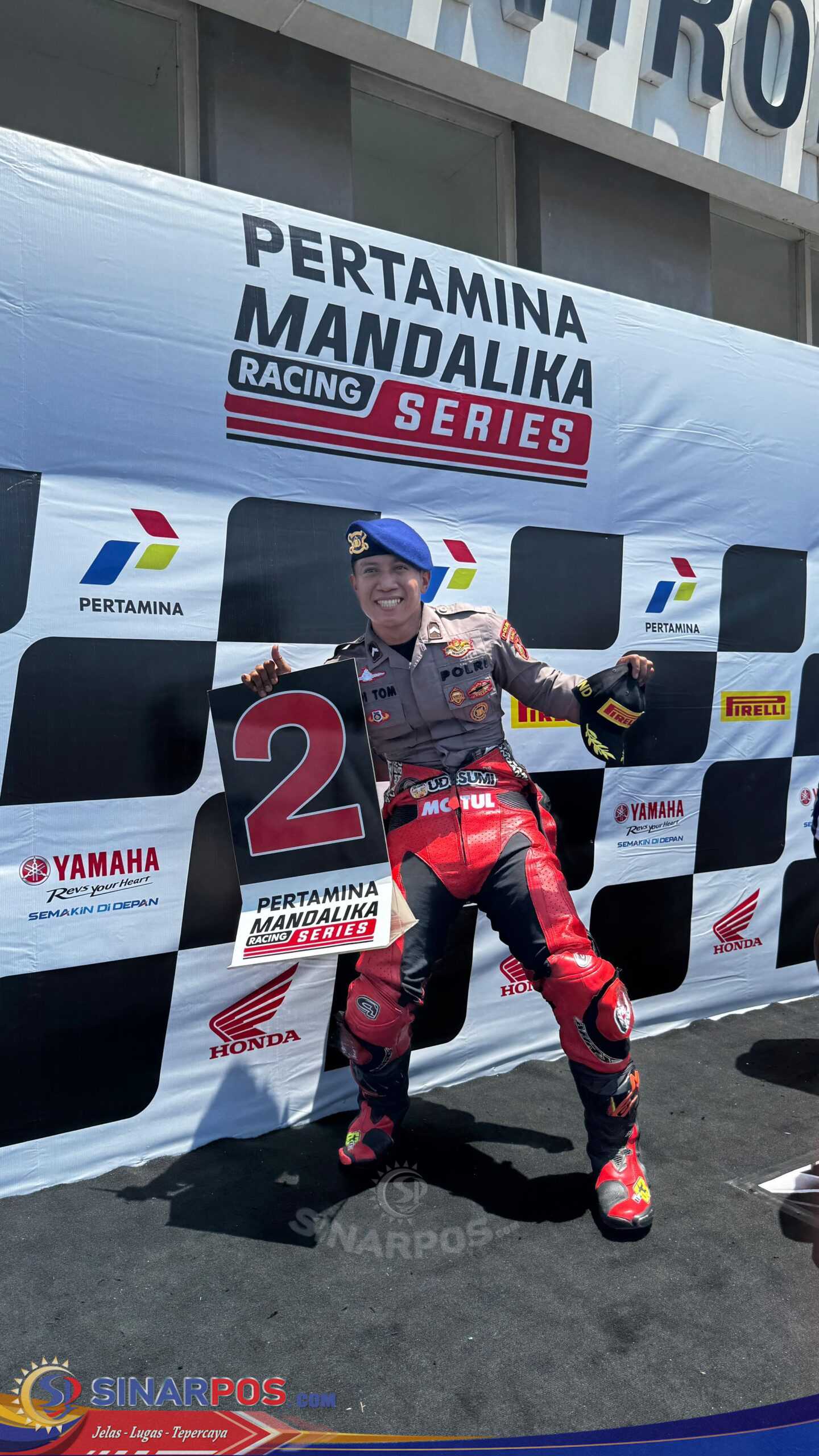 Personel Ditpolairud Polda Bali Raih Podium di Mandalika Racing Series 2025