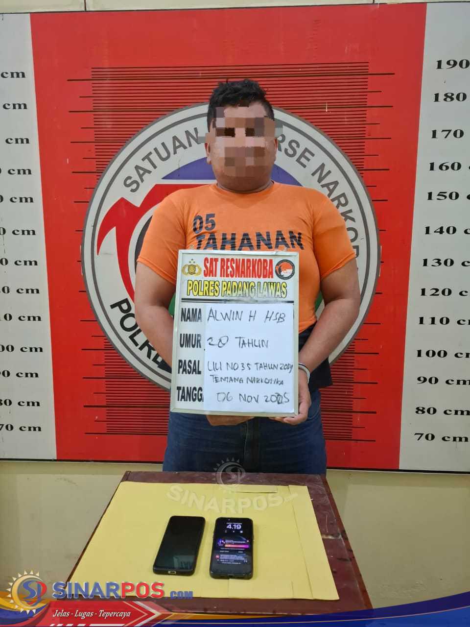 Buron Tiga Tahun, Bandar Sabu Ditangkap Satresnarkoba Polres Padang Lawas di Medan