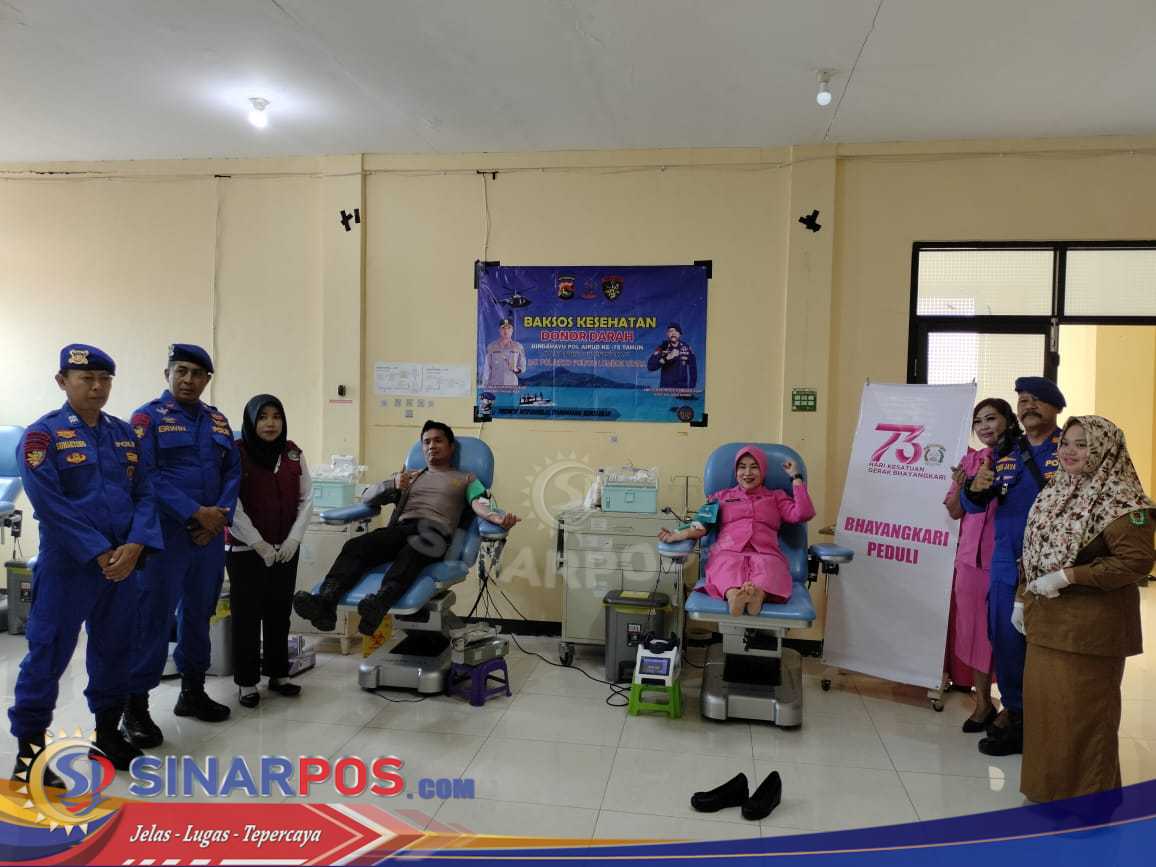 Kapolres Lombok Utara dan Bhayangkari Turun Tangan Bhakti Sosial, Setetes Darah Demi Kemanusian Kapolres Lombok Utara dan Bhayangkari Turun Tangan Bhakti Sosial, Setetes Darah Demi Kemanusian