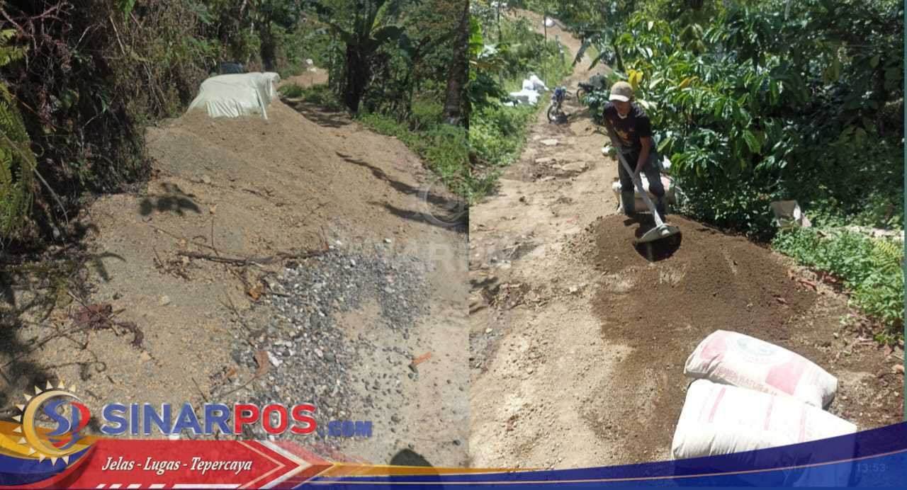 Proyek Rabat Beton Di Pemangku Talang Ilir Pekon Bumi Jaya Diduga Dikerjakan Asal Asalan
