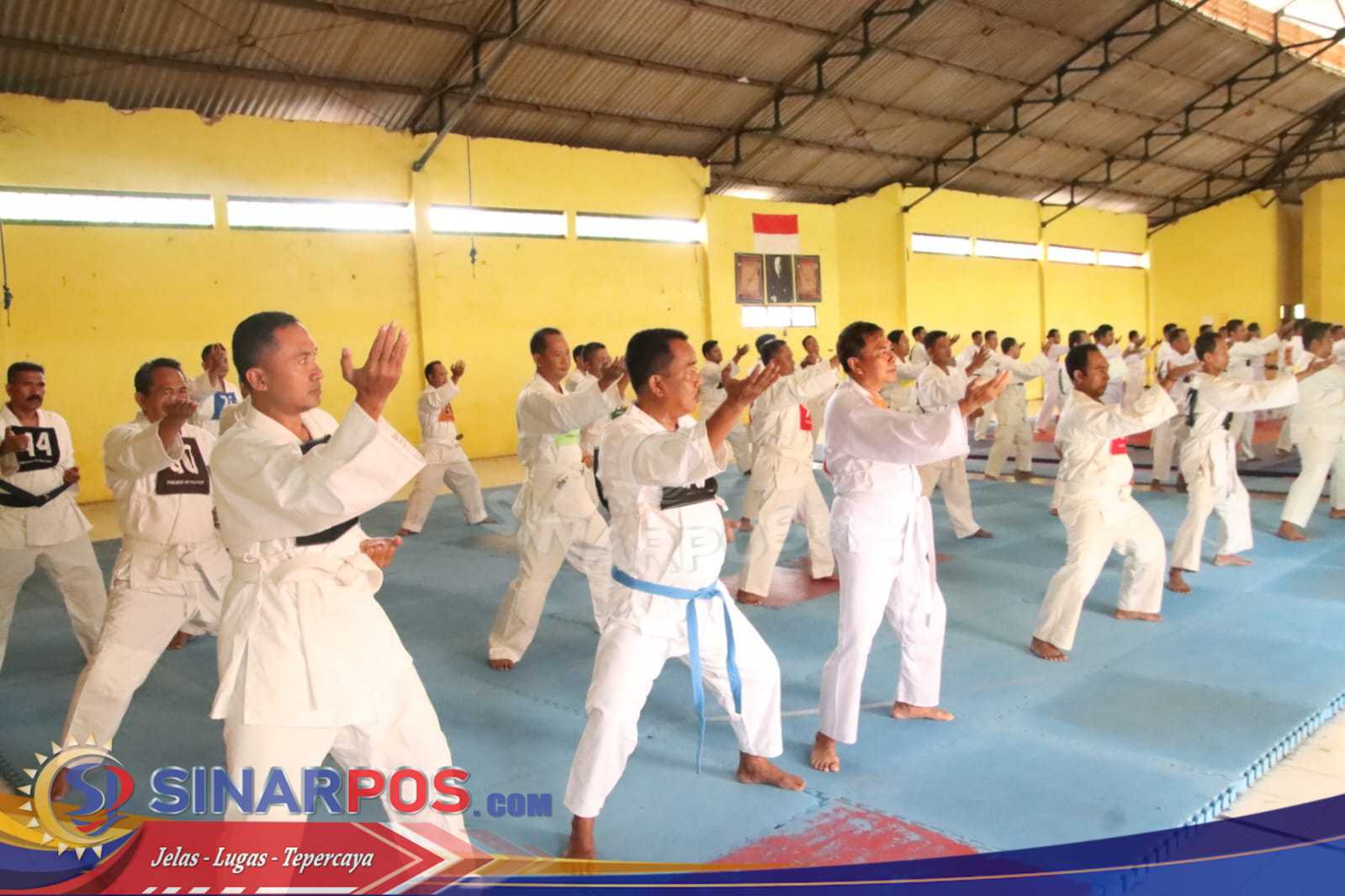 Polres Sumenep Gelar Ujian Bela Diri Sebagai Syarat Usulan Kenaikan Pangkat Personil Polri