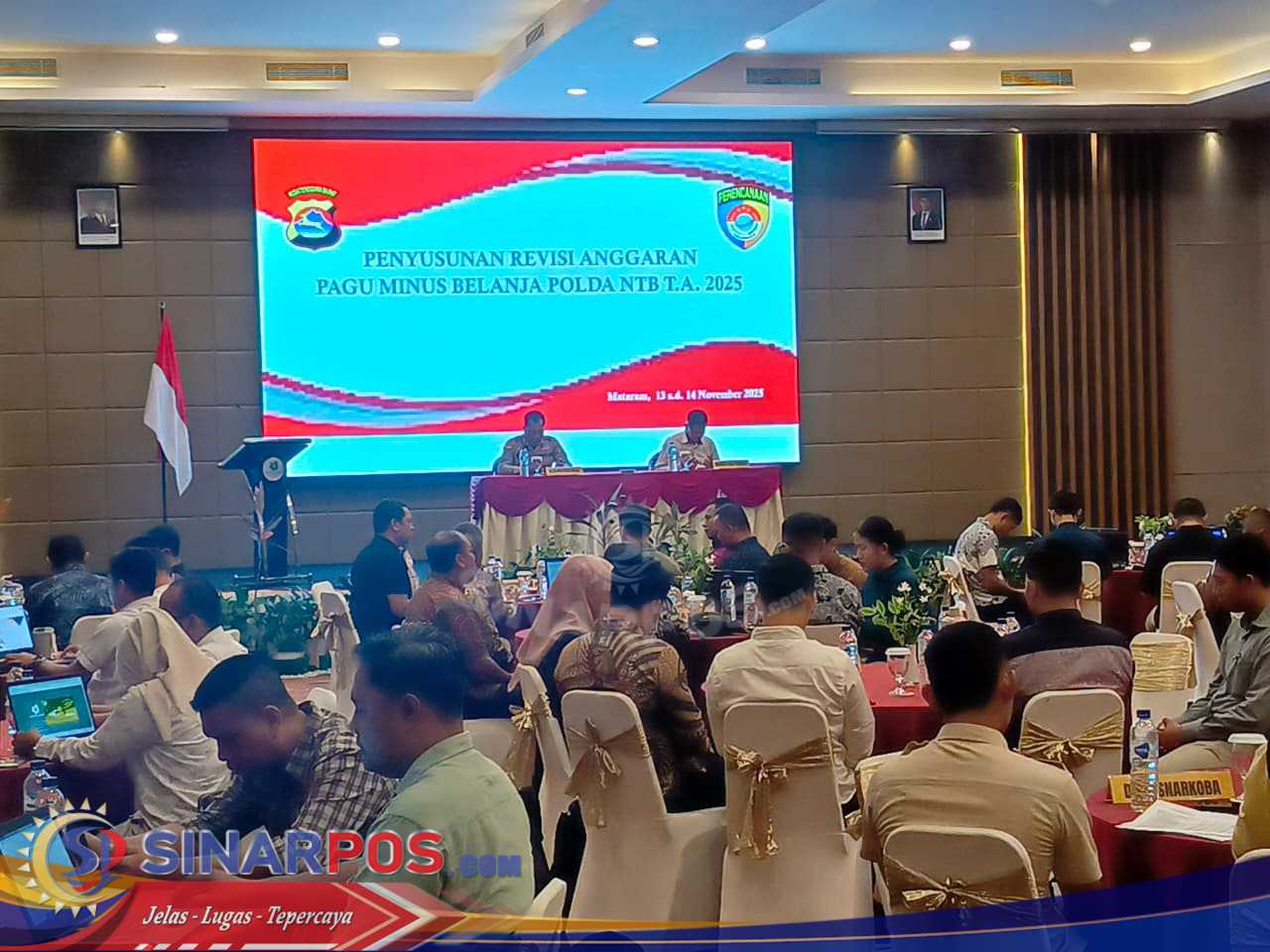 Polda NTB Gelar Penyusunan Revisi Anggaran Pagu Minus Belanja Pegawai Polda NTB, Fokus pada Evaluasi dan Optimalisasi Penggunaan Anggaran