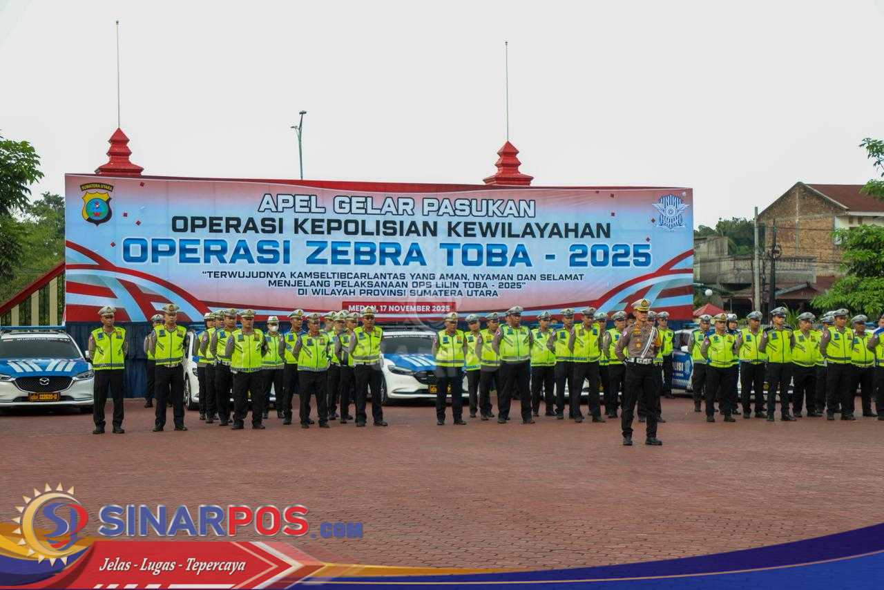 “OPERASI ZEBRA TOBA 2025”, Polda Sumut Tekankan Profesionalitas, Humanisme, dan Transparansi Penegakan Hukum