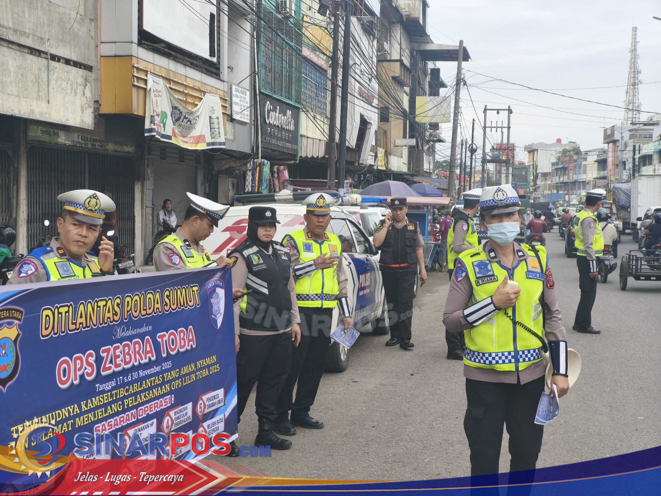 OPERASI ZEBRA TOBA 2025 HARI PERTAMA: Polda Sumut Maksimalkan Edukasi, Pencegahan, dan Penindakan