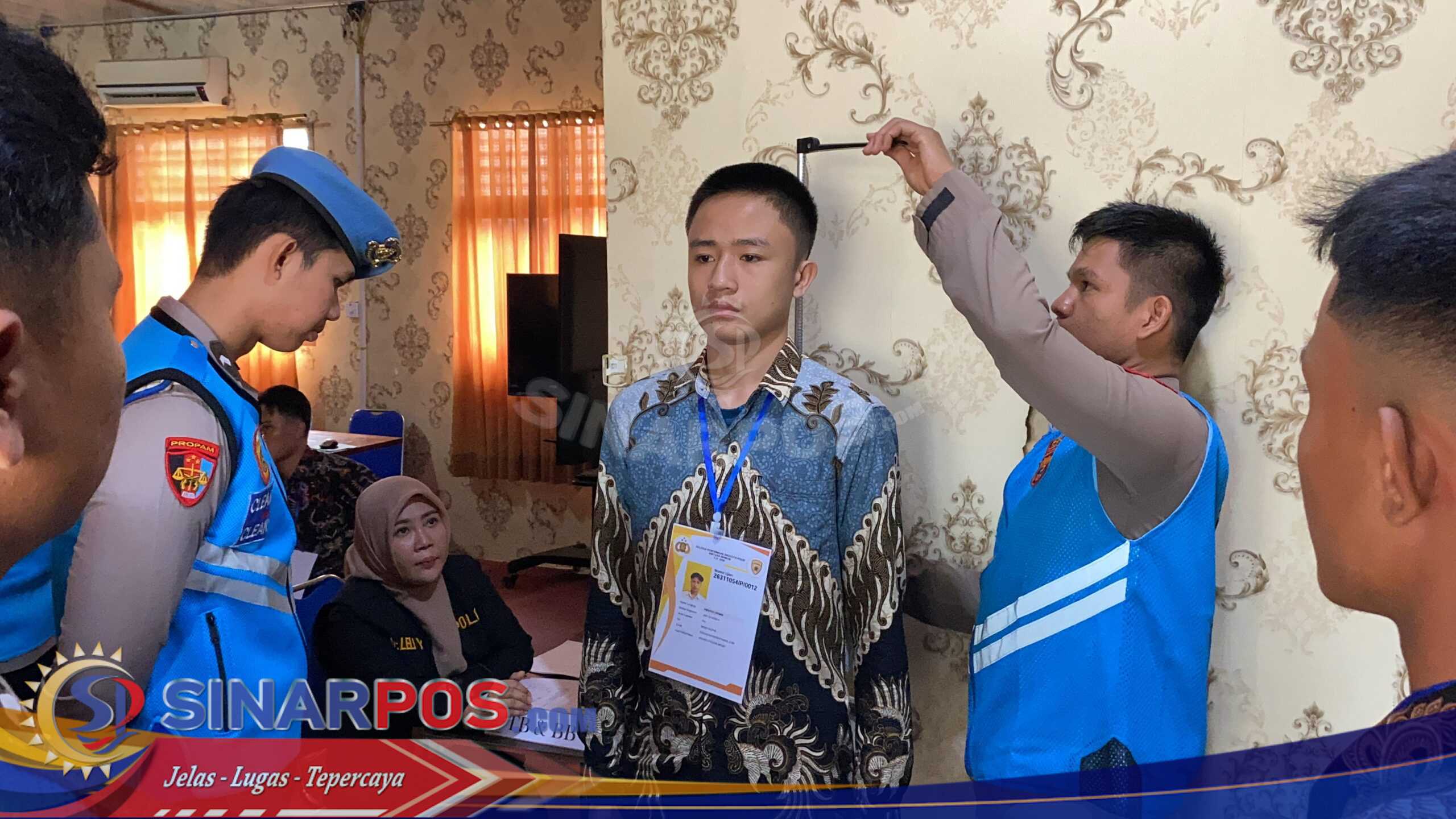Puluhan Calon Peserta Ikuti Rikmin Awal Penerimaan Bintara Brimob T.A. 2026 di Polres Pesisir Barat