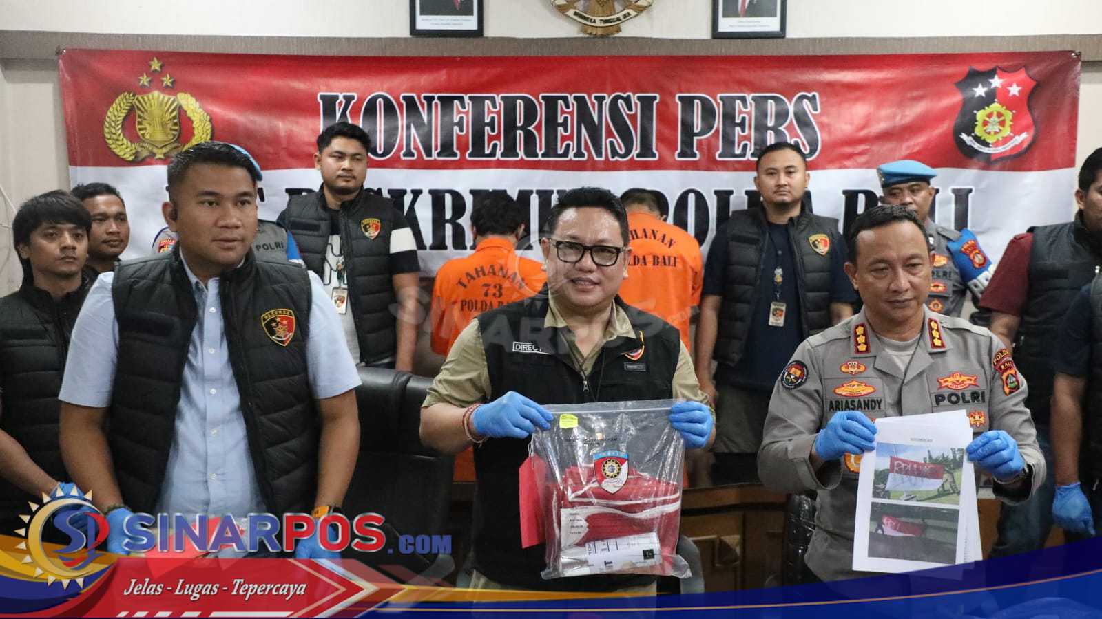 Kurang Dari 4 Jam Tim Gabungan Polda Bali dan Polres Jembrana Bekuk Pelaku Vandalisme