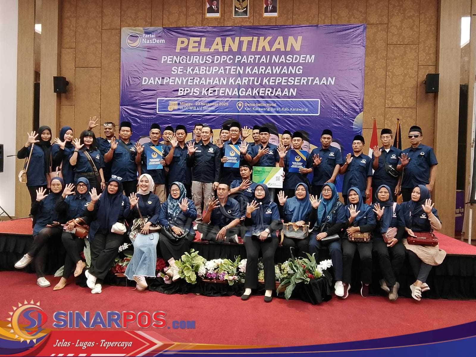 NasDem Karawang Gelar Pelantikan DPC se-Kabupaten, Teguhkan Konsolidasi Politik dan Komitmen Sosial NasDem Karawang Gelar Pelantikan DPC se-Kabupaten, Teguhkan Konsolidasi Politik dan Komitmen Sosial