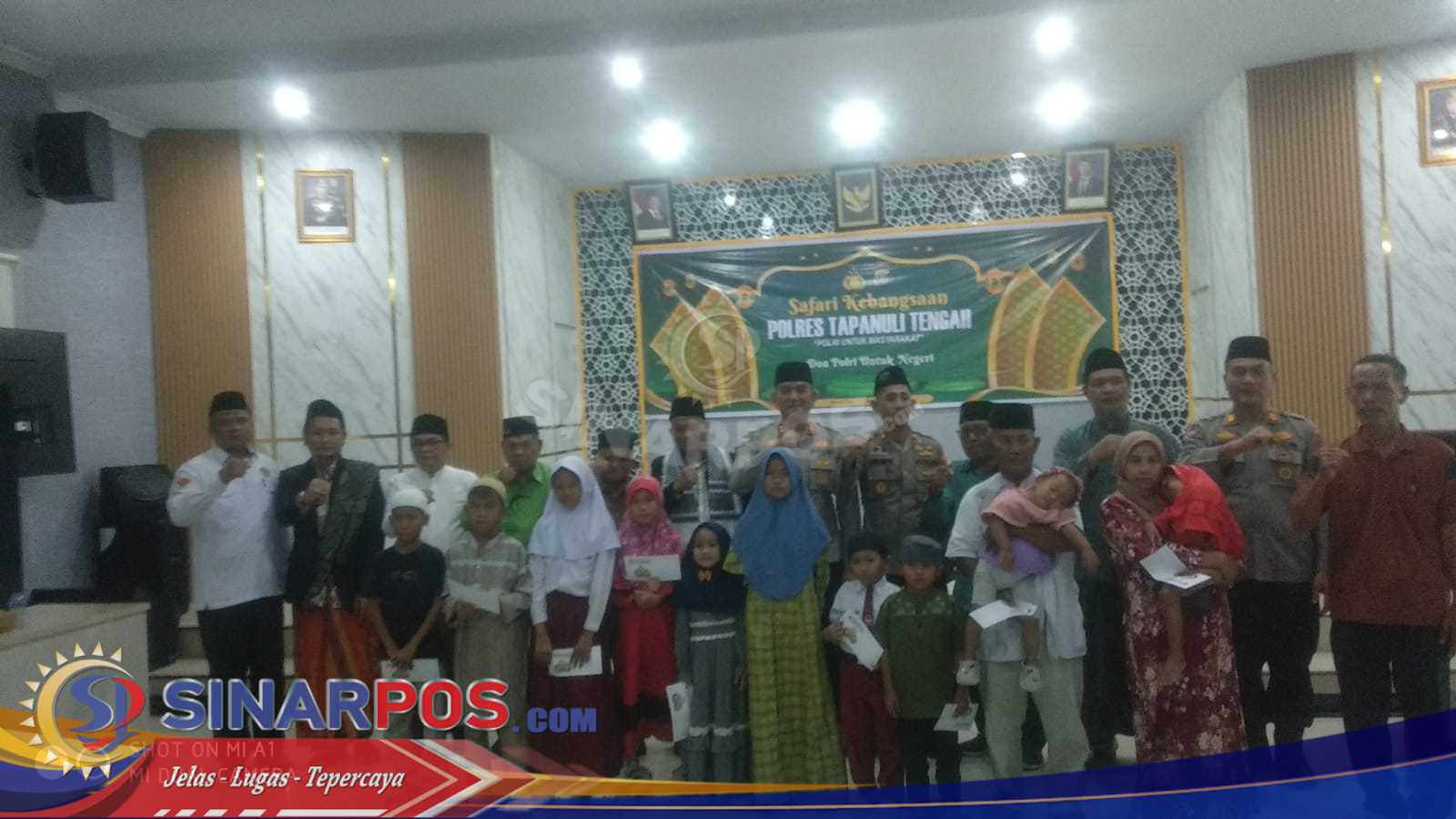 Merangkai Harmoni Lewat Doa: Safari Kebangsaan Polres Tapteng Bangkitkan Optimisme Masyarakat