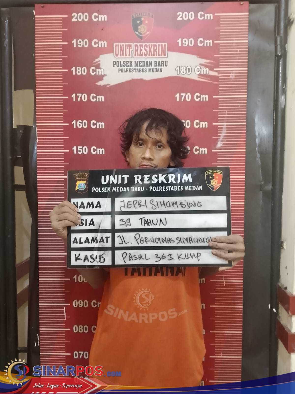 Unit Reskrim Polsek Medan Baru Ringkus Pelaku Pencurian Mesin Genset dan Tangga Alumunium di Jalan Damar Medan Petisah