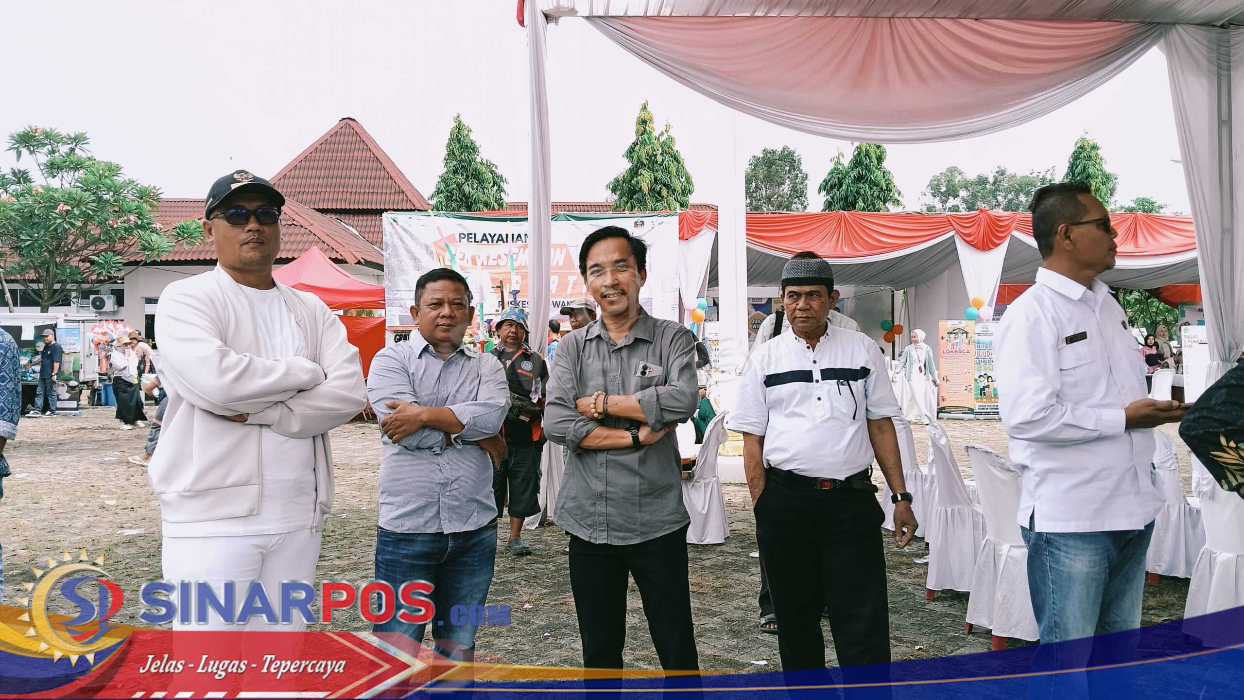 Arief Rahman ketua karang taruna Margamulya menghadiri acara Paten teluk Jambe barat