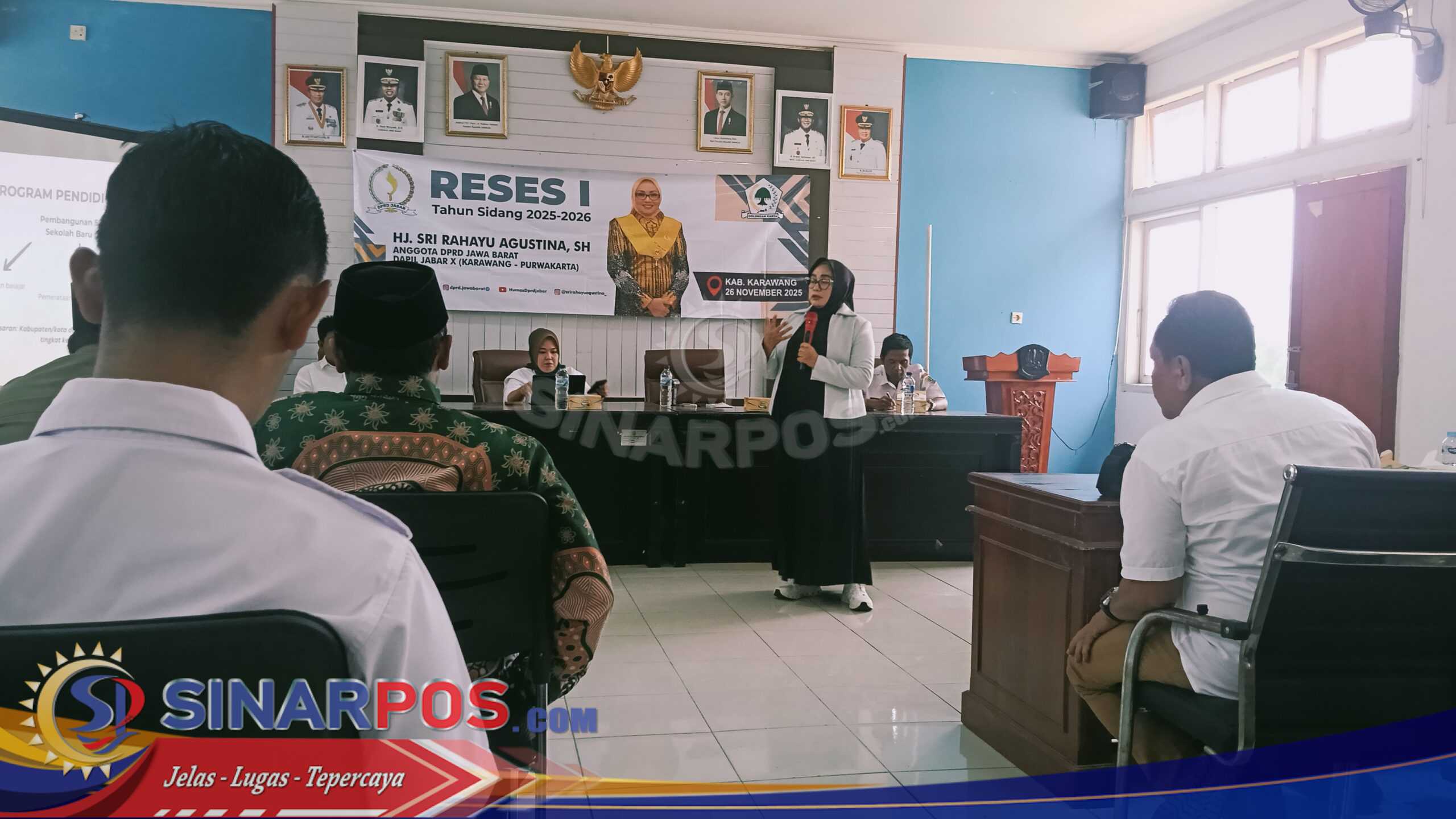 Sri Rahayu Dorong Pembangunan Unit Sekolah Baru Lewat Reses di Karawang Barat