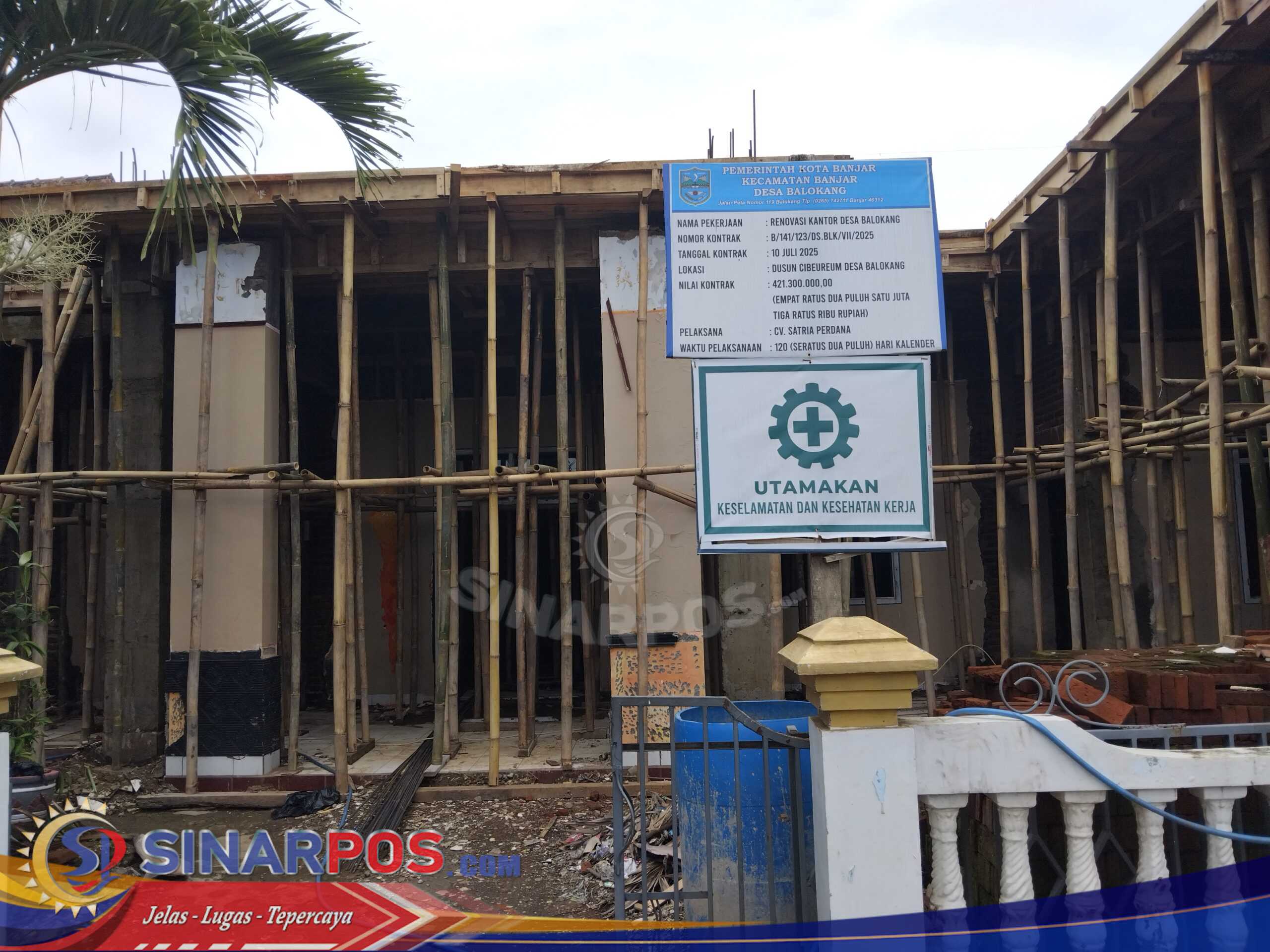 Renovasi Kantor Desa Balokang Dimulai, Pelayanan Publik Diperkirakan Makin Optimal