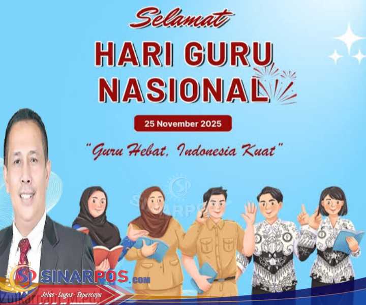 Kepala Sekola SMA N.1 Lubuk Linggau Mengucap kan Selamat Hari Guru Nasional 2025