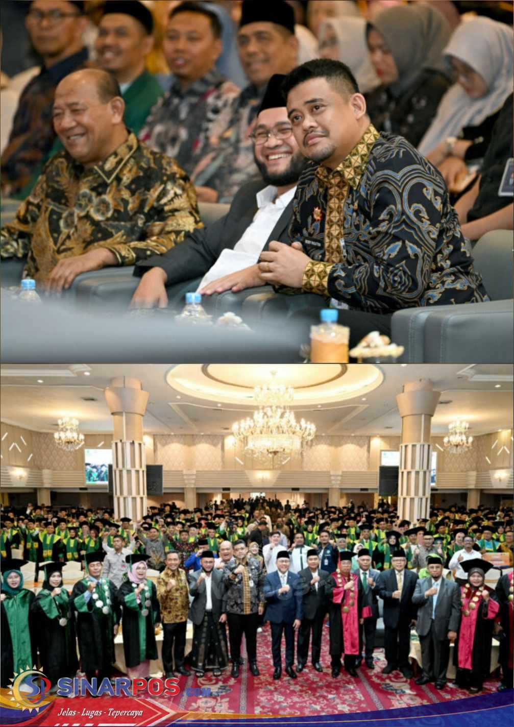 Gubsu Bobby Nasution Hadiri Wisuda Sarjana Univa di Gedung Selecta Medan: 391 Lulusan Diharapkan Kontribusi untuk Kemajuan Sumut