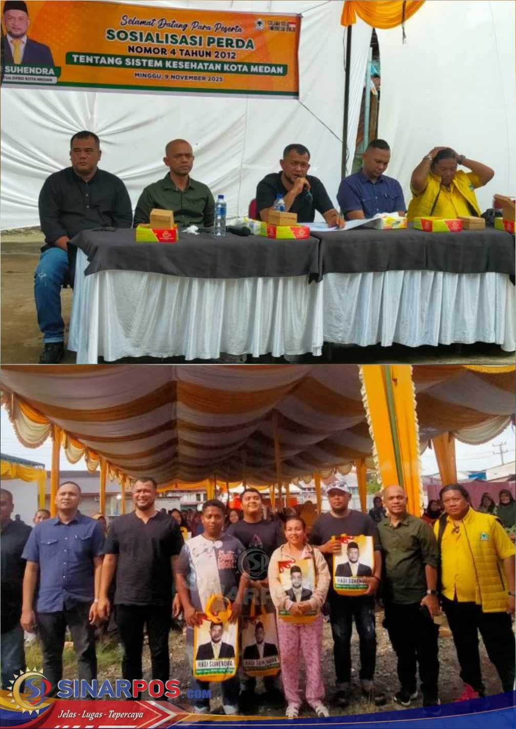 Wakil Ketua DPRD Kota Medan Gelar Sosialisasi Perda, Hadi Suhendra: Rumah Sakit Tak Boleh Persulit Pasien