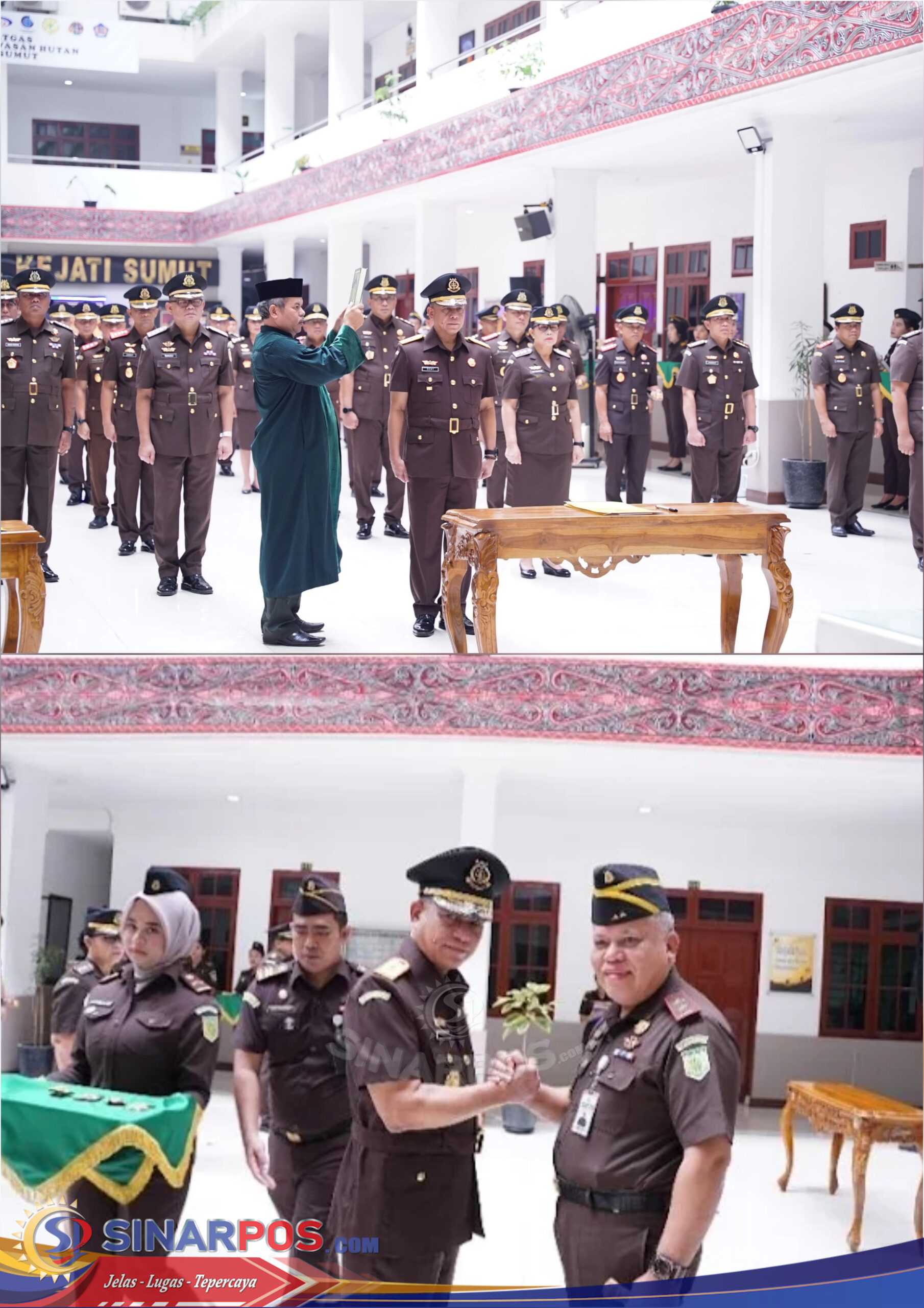 Kejati Sumut Pimpin Sertijab 5 PJU, Harli Siregar: Perangi Korupsi Guna Pulihkan Keuangan Negara