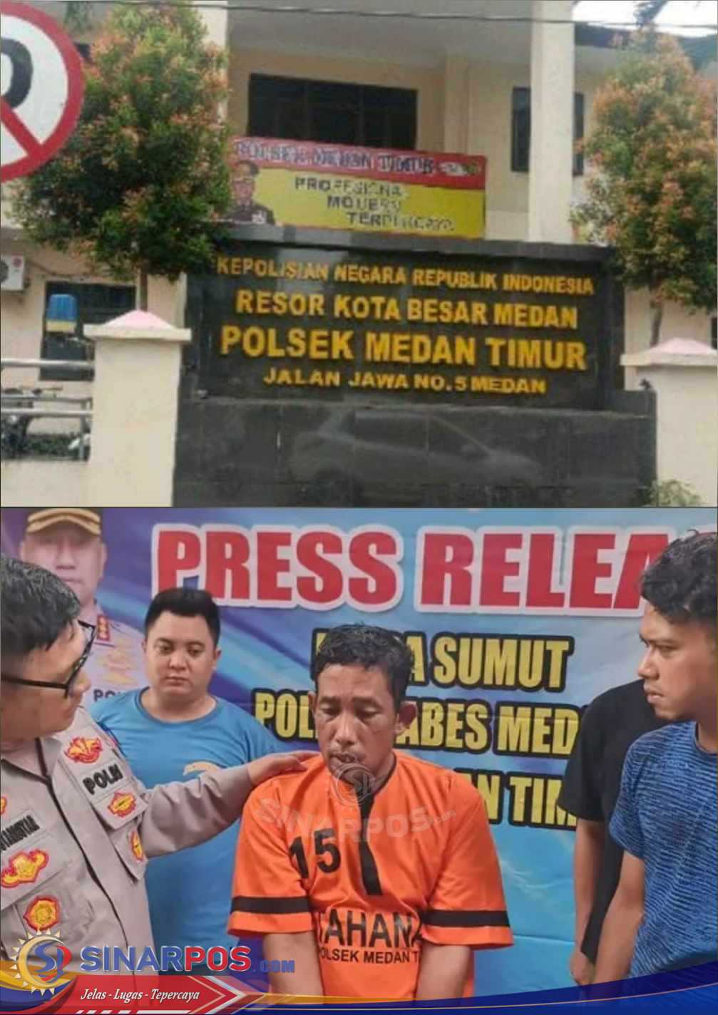 Dalam Hitungan Menit!! Unit Reskrim Polsek Medan Timur Tangkap Pelaku Pembunuhan di Jembatan Titi Gantung