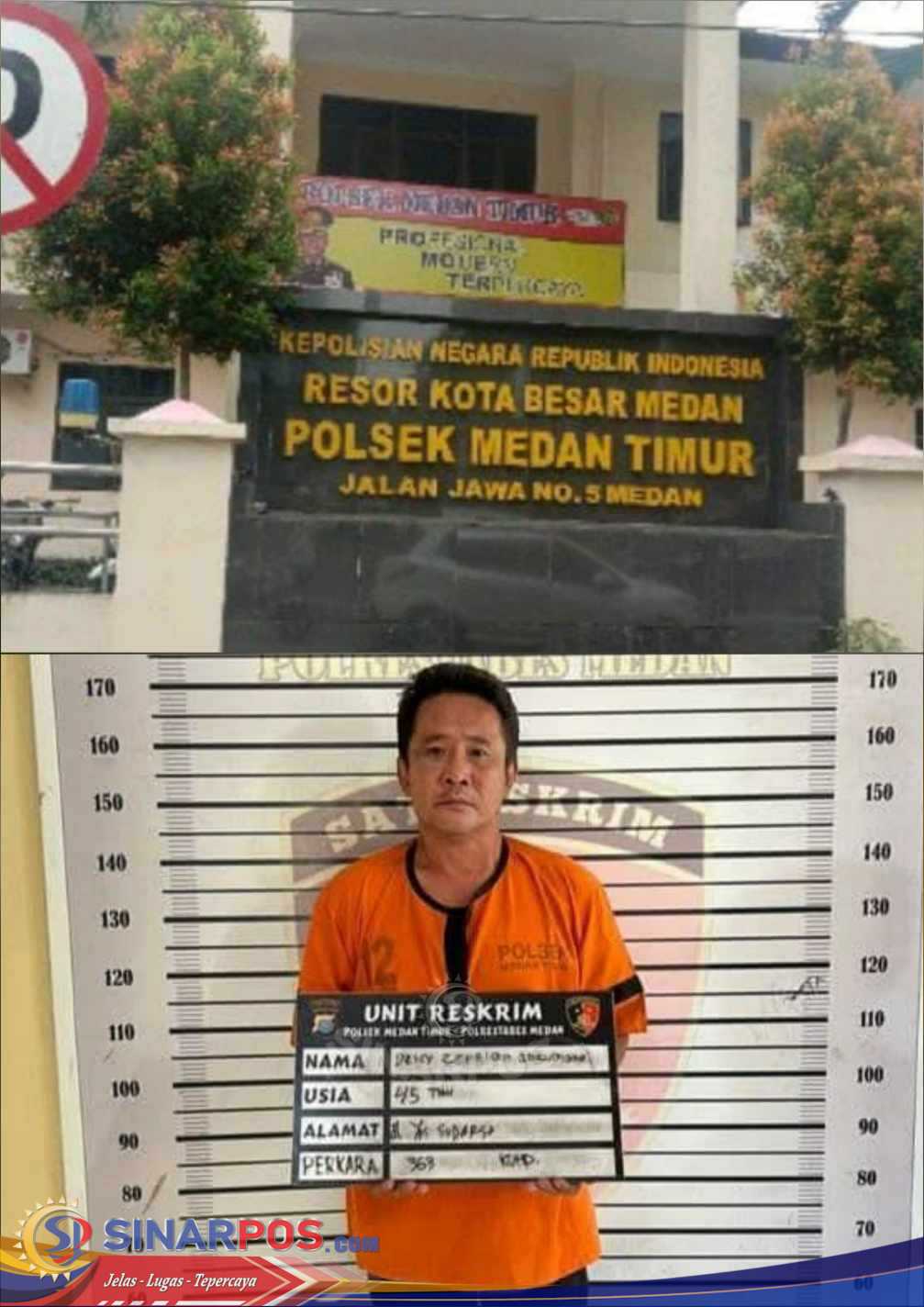 Polsek Medan Timur Tangkap Pelaku Curanmor di Jalan Mustafa Medan