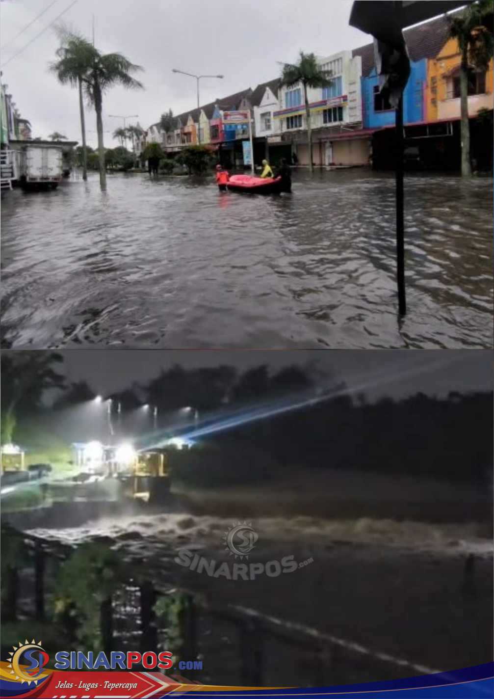 3 Hari Kota Medan Diguyur Hujan!! Bendungan PDAM Tirtanadi Medan Sunggal Meningkat, Kompol Bambang Gunanti Hutabarat: Masyarakat Tetap Waspada