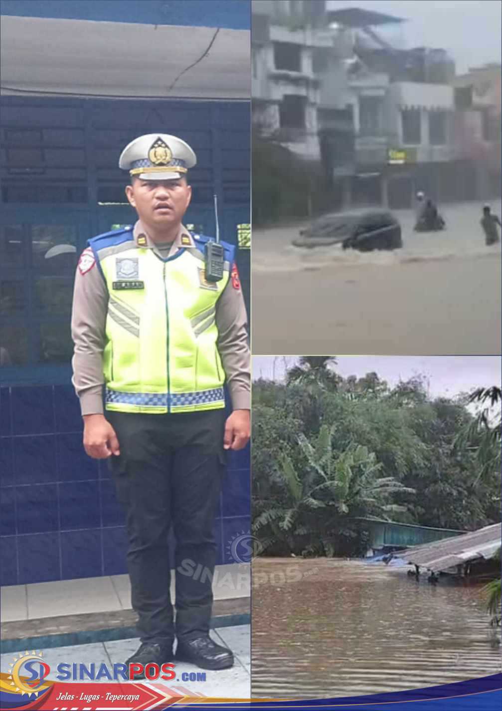 Akibat Banjir Jembatan Sunggal Putus dan Akses Lumpuh, IPTU Jefriadi Silaban: Banjir Terparah di Wilayah Sri Gunting