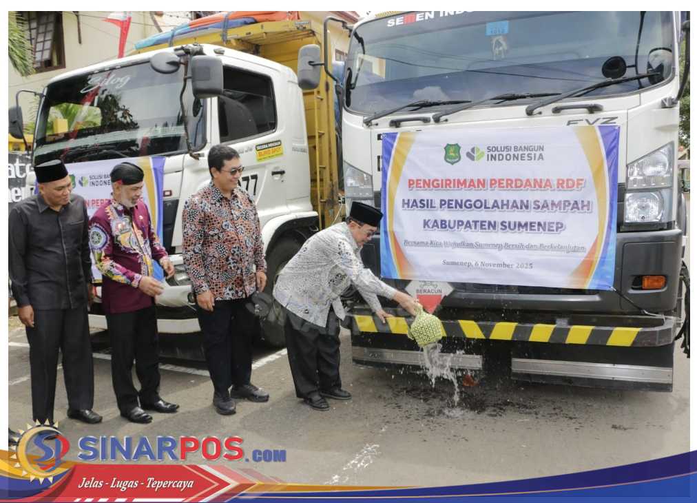 Pemkab Sumenep Lakukan Penanda Tanganan Kerja Sama dengan PT.Solusi Bangun TBK tentang RDF