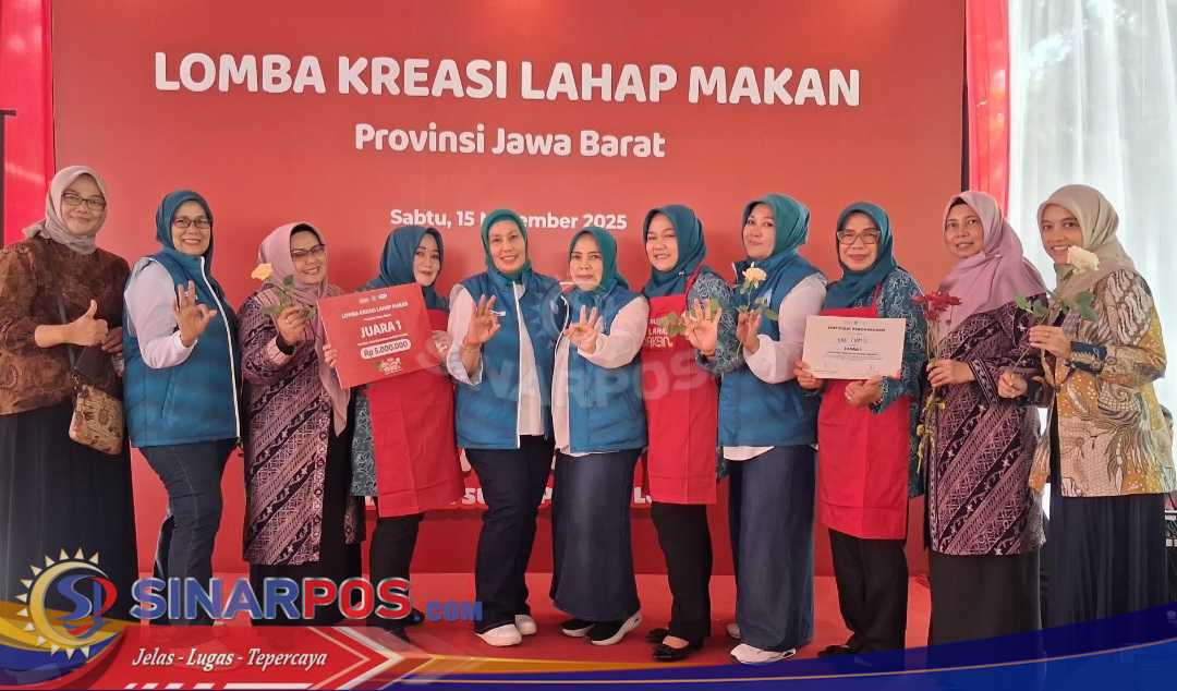 TP PKK Ciamis Sabet Juara Pertama Lomba Kreasi Lahap Makanan Tingkat Jawa Barat