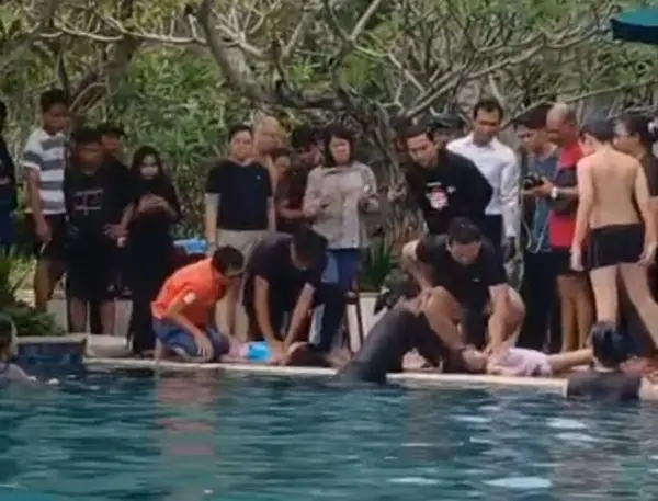Kolam Renang Citraland  Percut Seituan Berduka!! 2 Bocah Kembar Tenggelam, Ras Maju Tarigan: Pihak Keluarga Sepakat untuk Tidak Dilakukan Autopsi