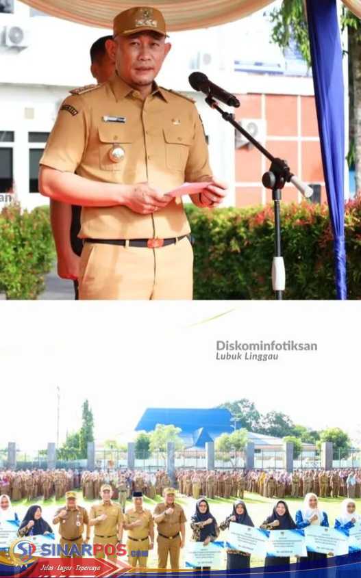 Wali Kota Lubuk Linggau Pimpin Apel Bulanan Akhir Tahun 2025, Serahkan Insentif Guru dan Sejumlah Penghargaan