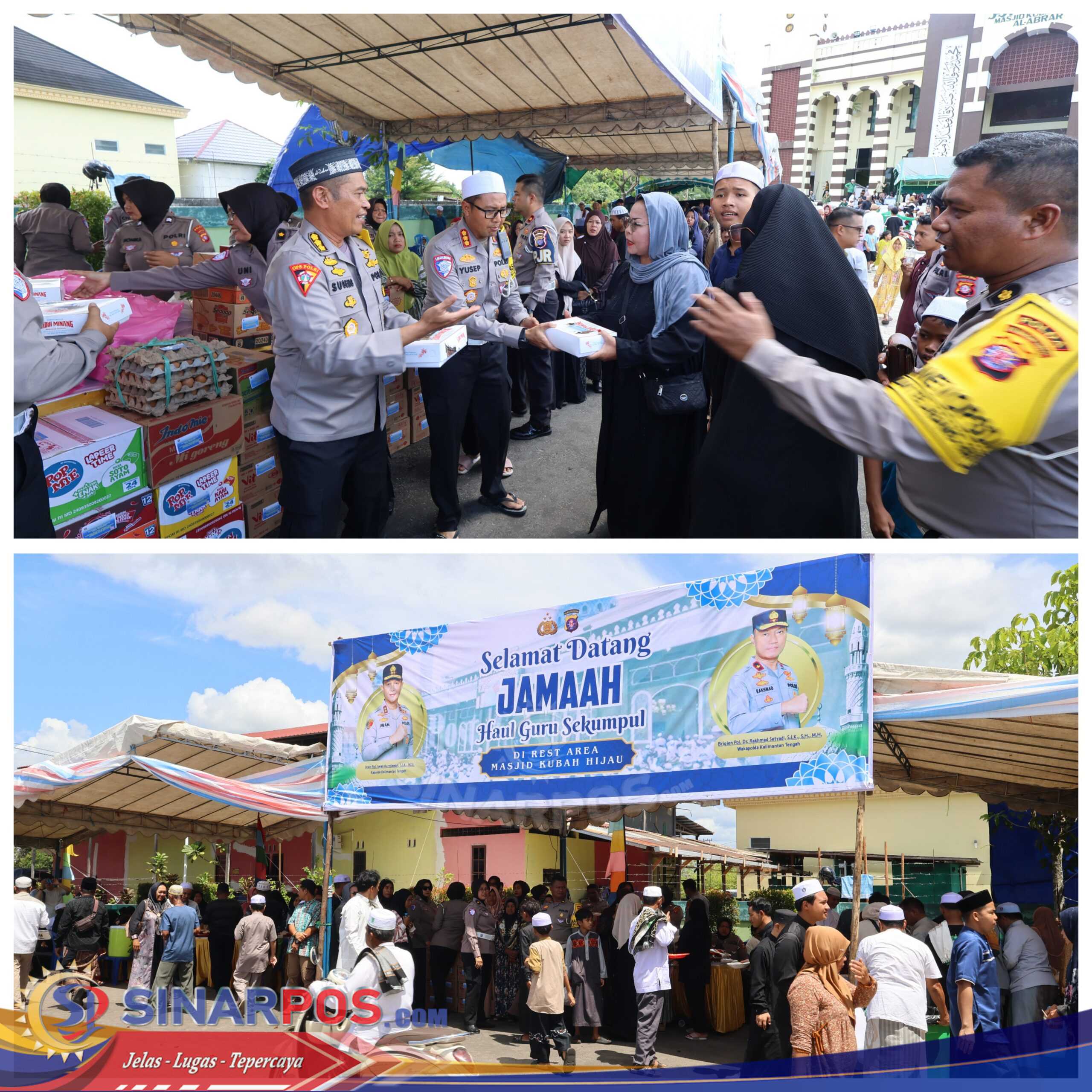 Fasilitasi Rest Area hingga Layanan Kesehatan Gratis, Polda Kalteng Pastikan Jamaah Haul Guru Sekumpul Aman dan Nyaman