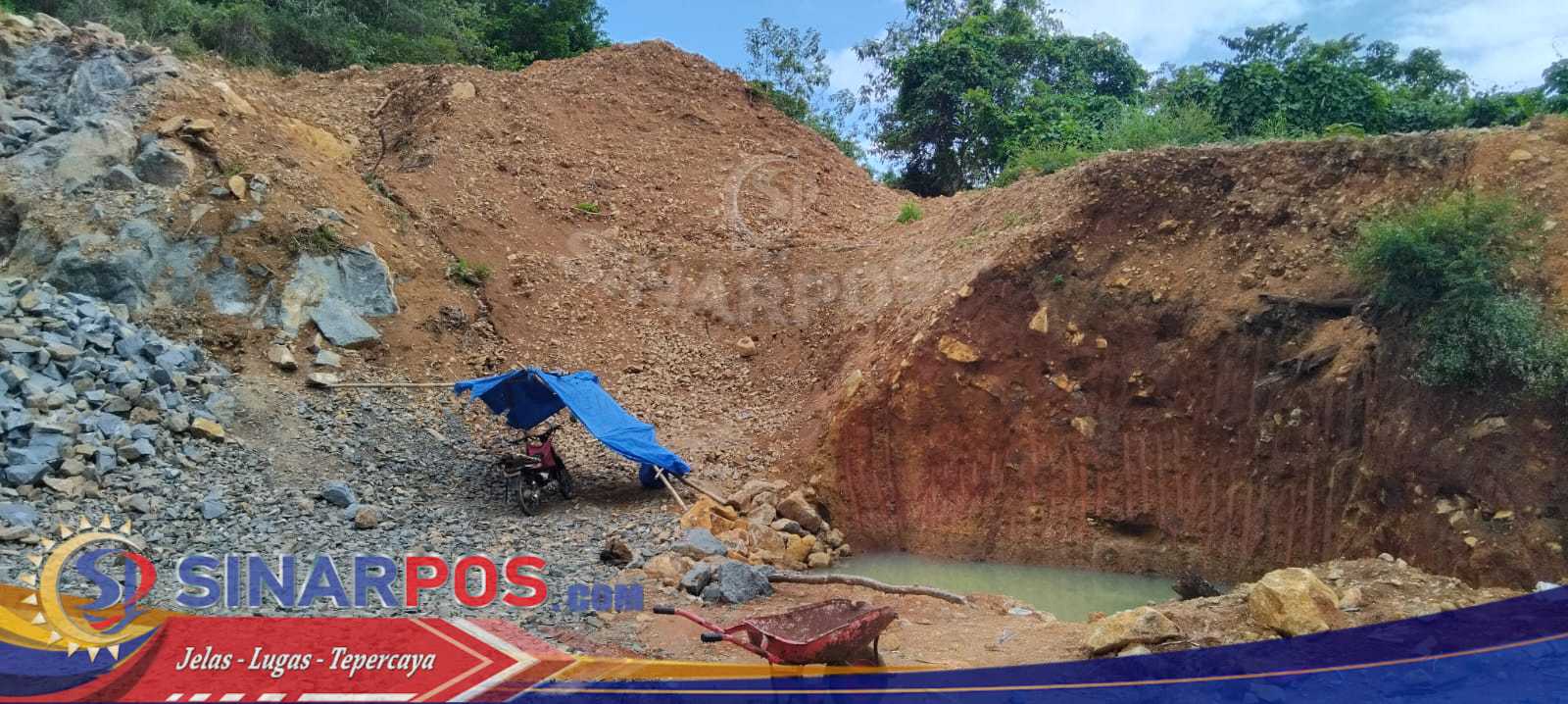 Penambangan Batu Ilegal di Pekon Pagar Bukit induk Merajalela Diduga Tak Tersentuh Hukum