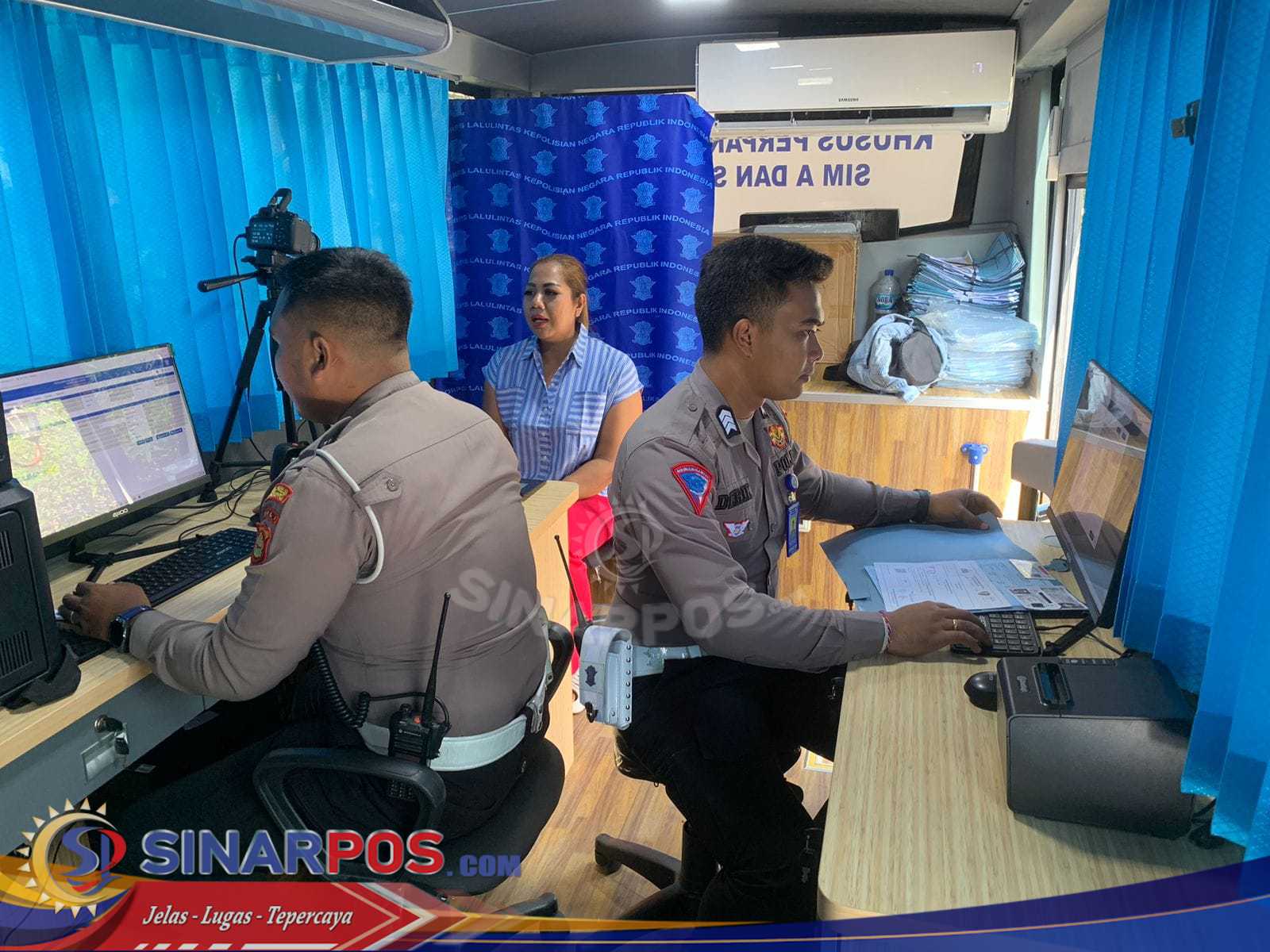 Mendekatkan Pelayanan, Satlantas Layani Pembuatan dan Perpanjangan SIM Secara Mobile